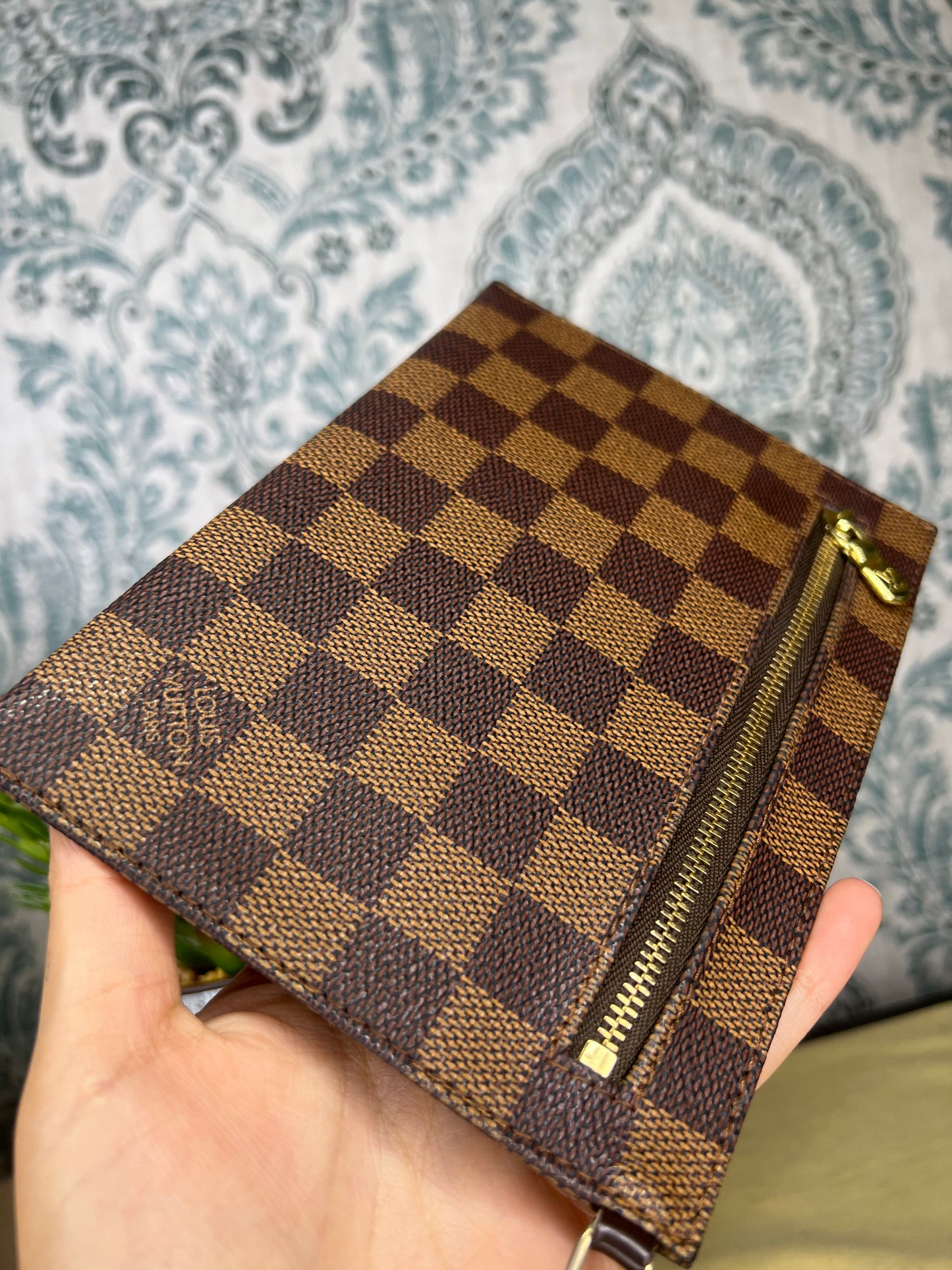 Damier Clifton Wristlet