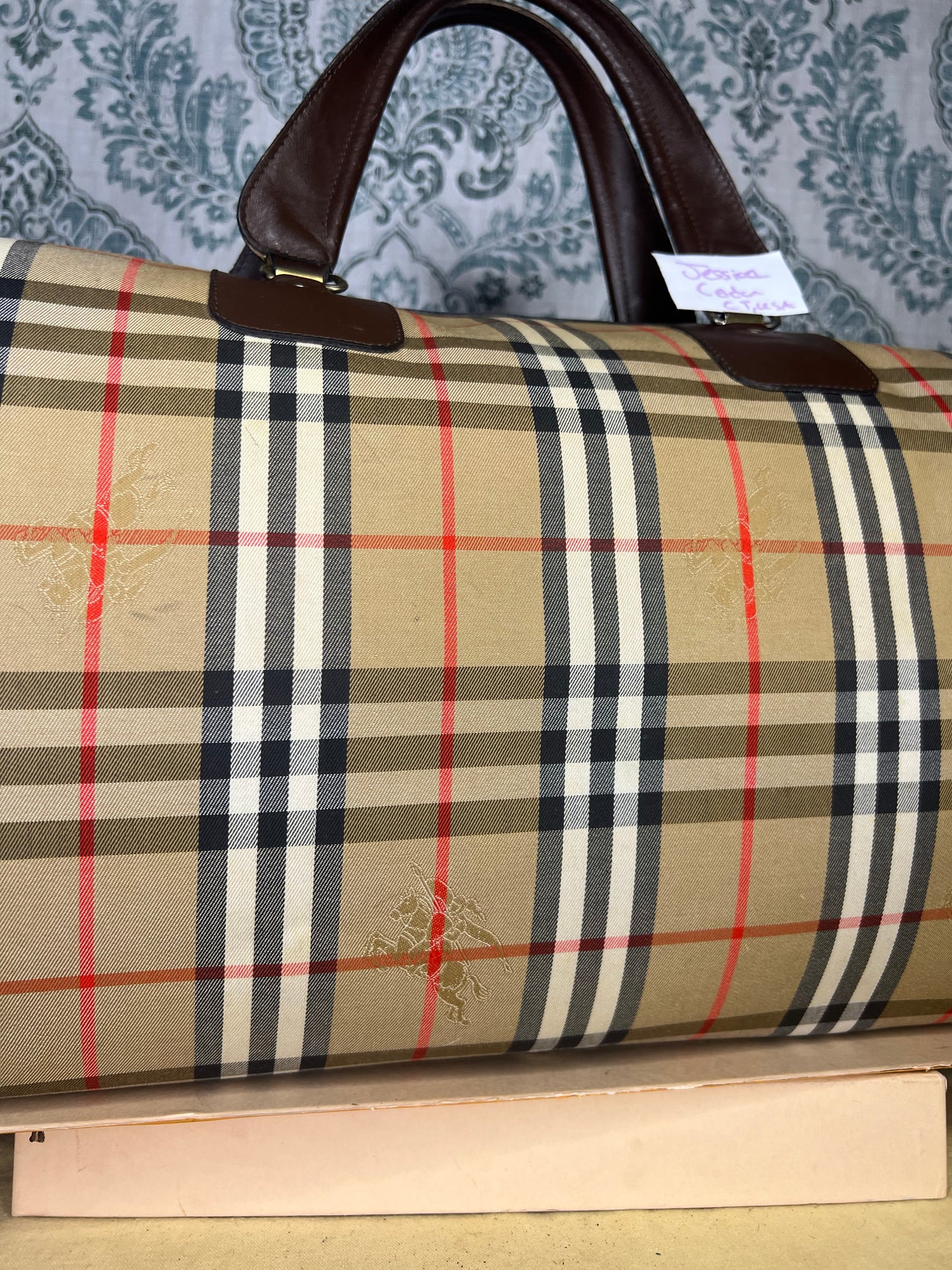Burberry Nova Check Duffle