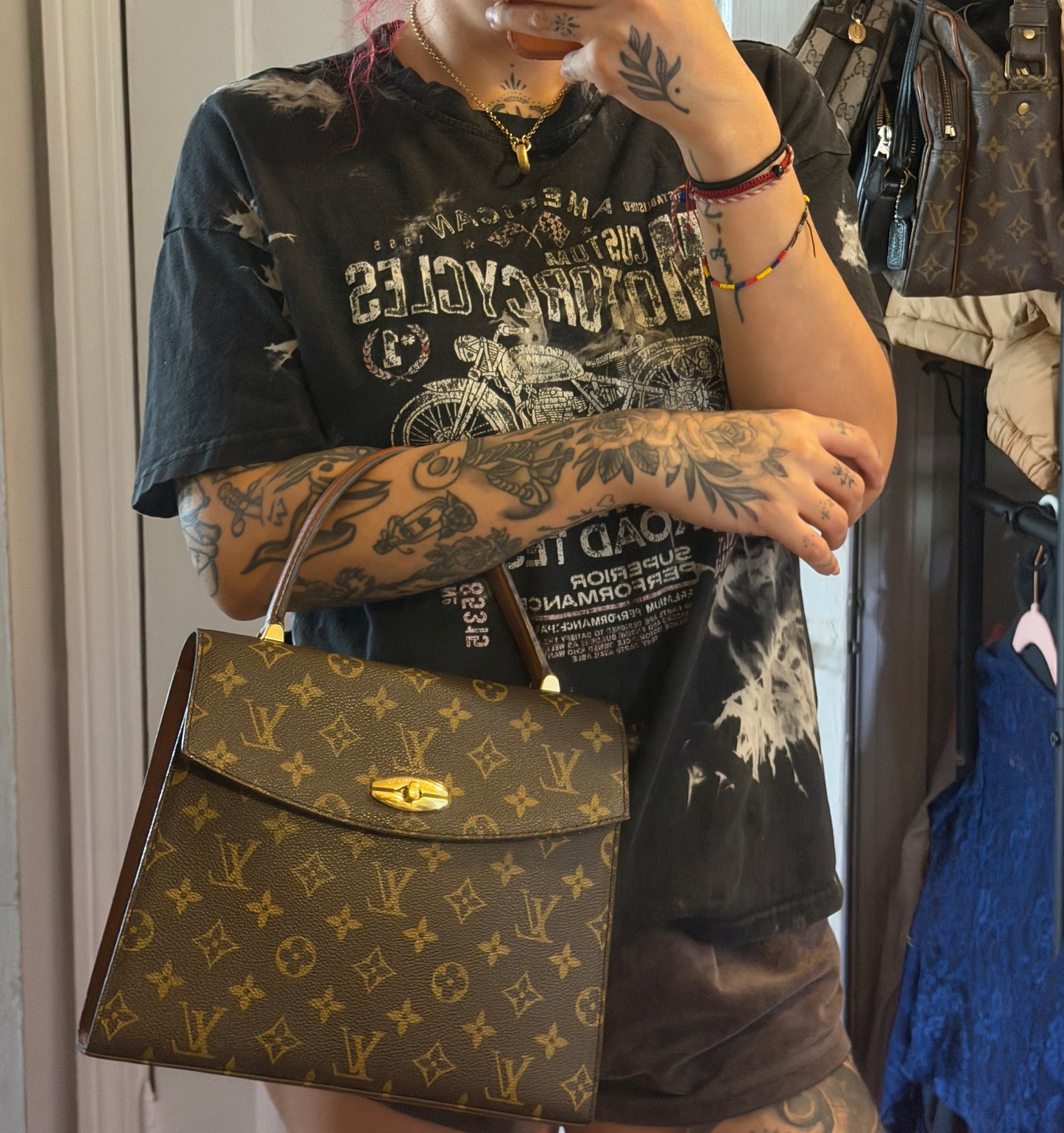 Louis Vuitton Malesherbes Vintage Handbag