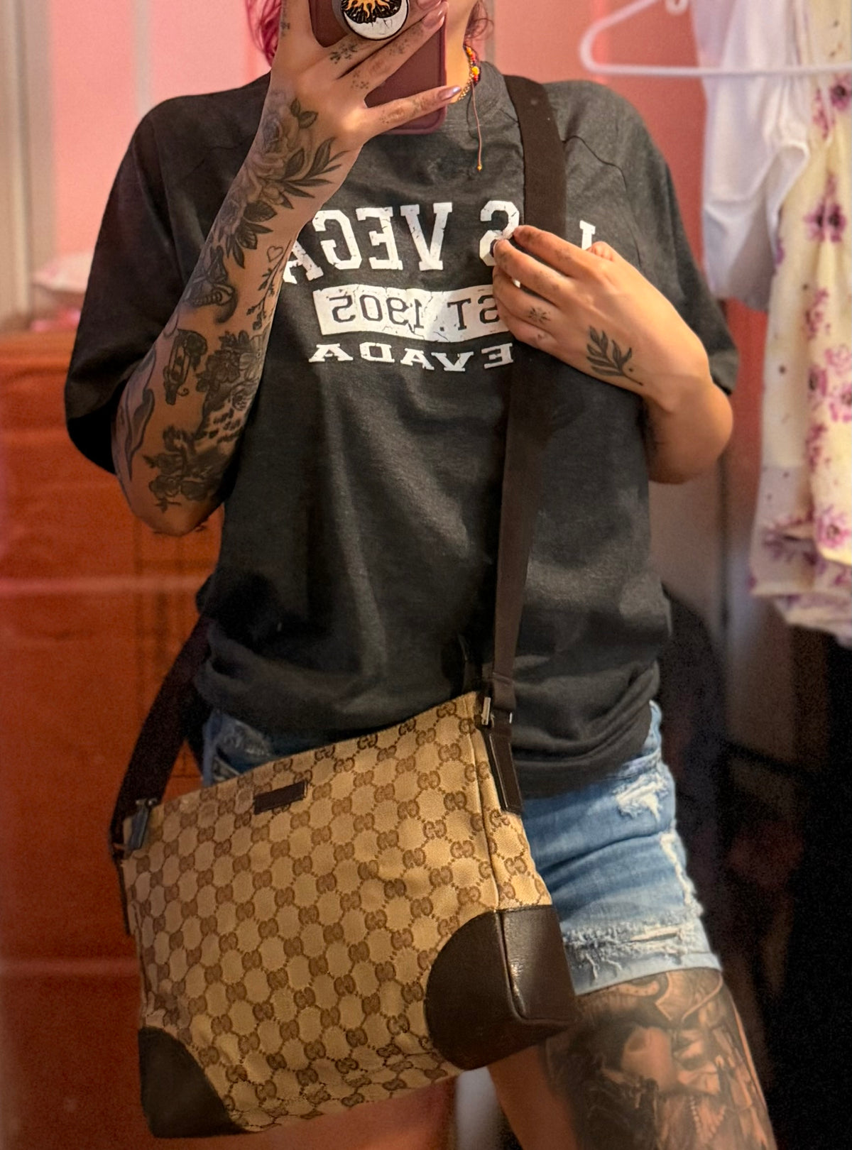 Gucci Joy Messenger Bag Dark Brown