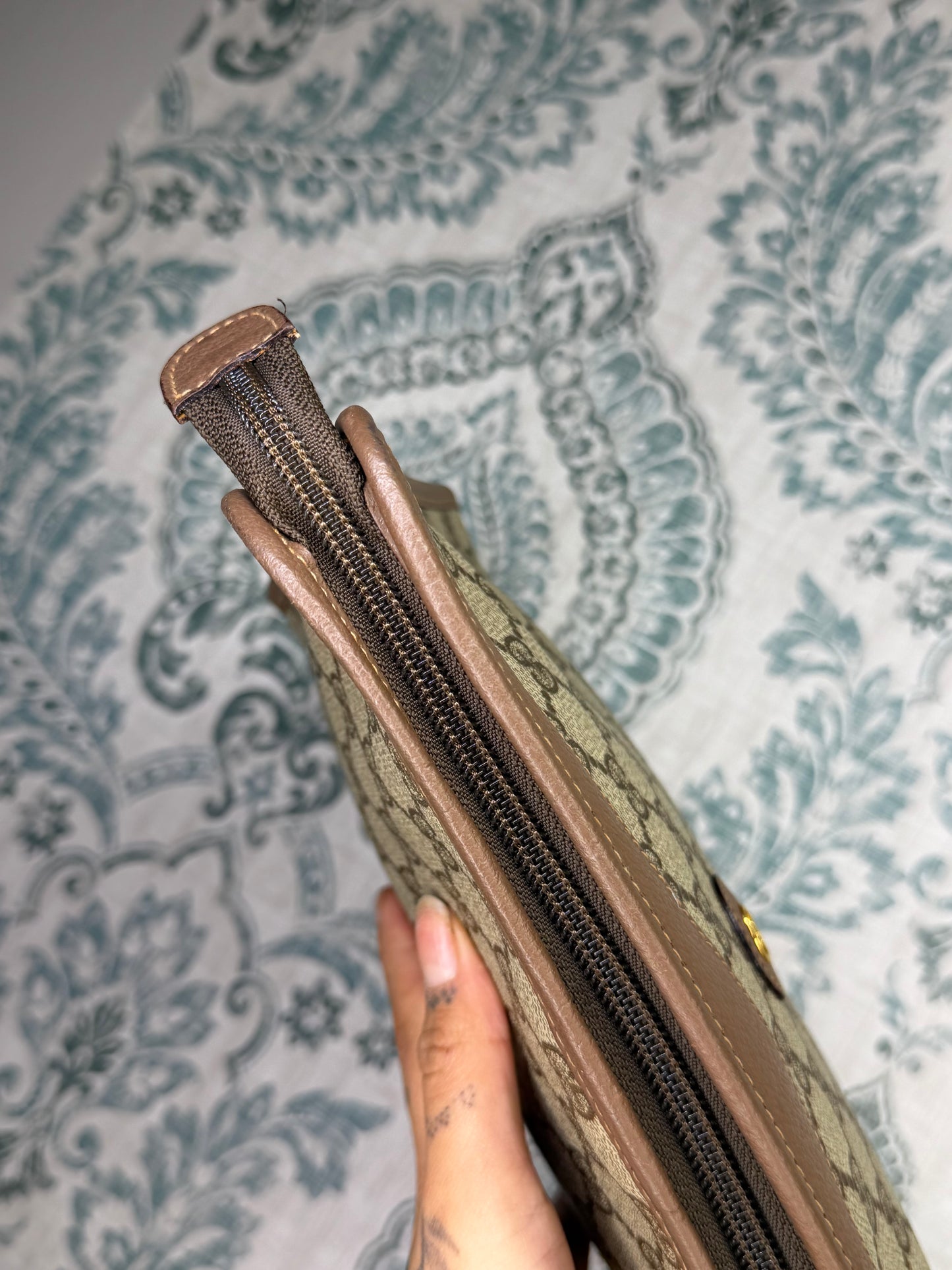 Gucci Supreme Brown Clutch