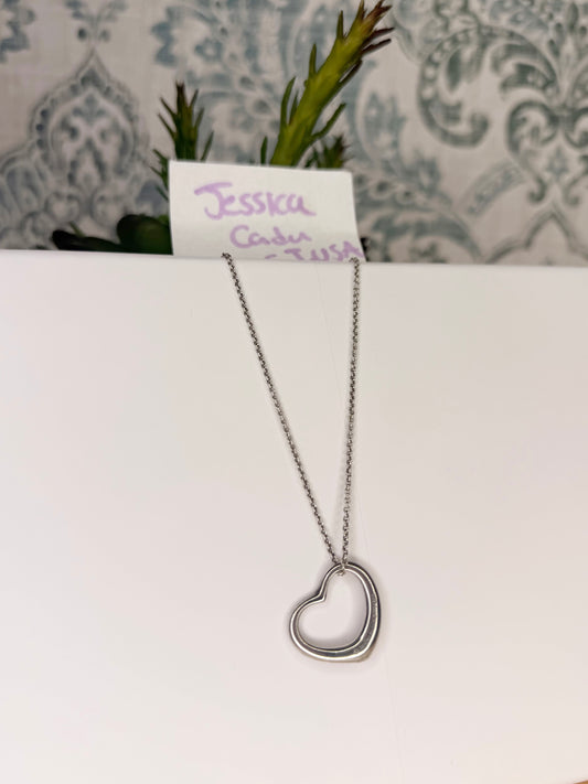 Tiffany & Co. Open Heart 22mm Necklace