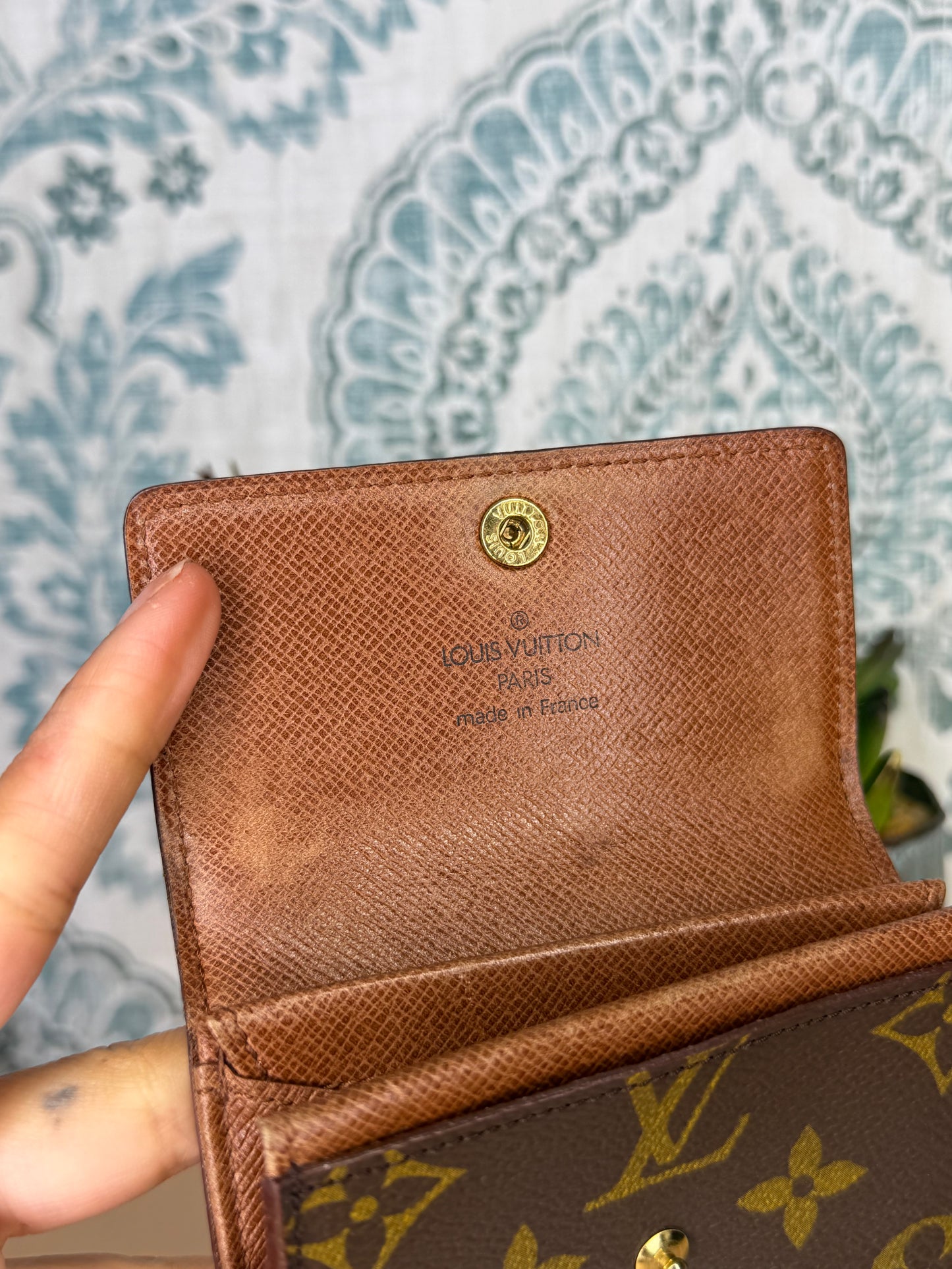 Louis Vuitton Porte Monnaie Plat Monogram Card Case #3