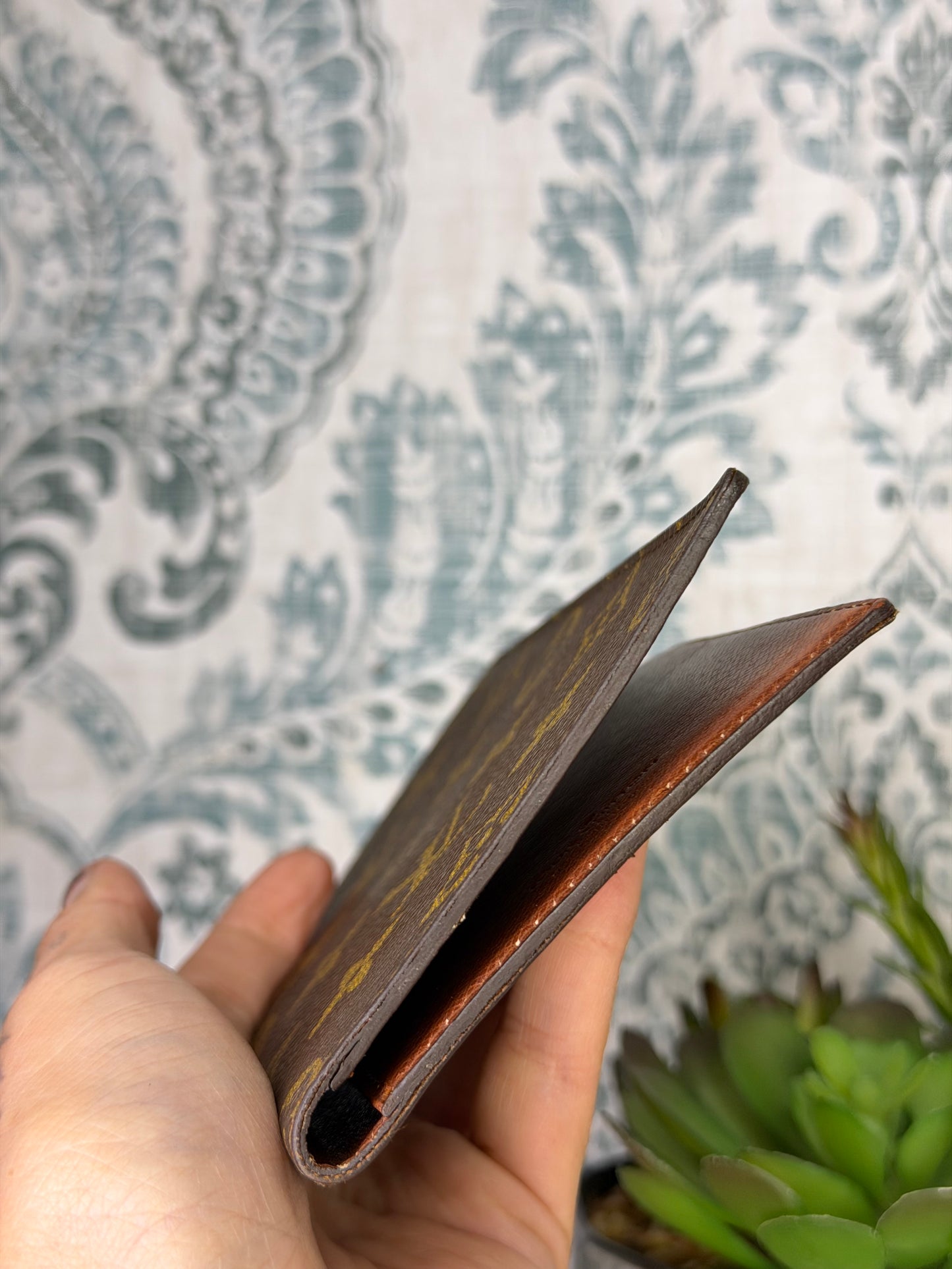 Louis Vuitton Monogram Checkbook Wallet/Cover