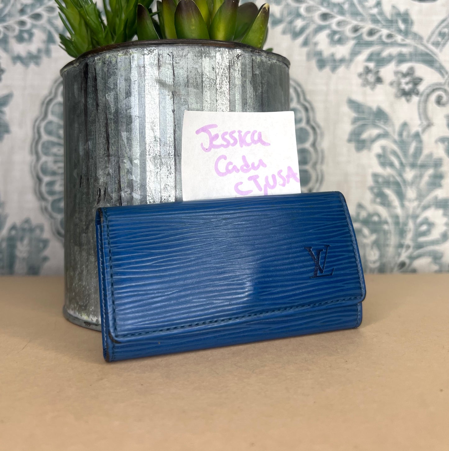 Louis Vuitton Epi Blue Key Holder #1