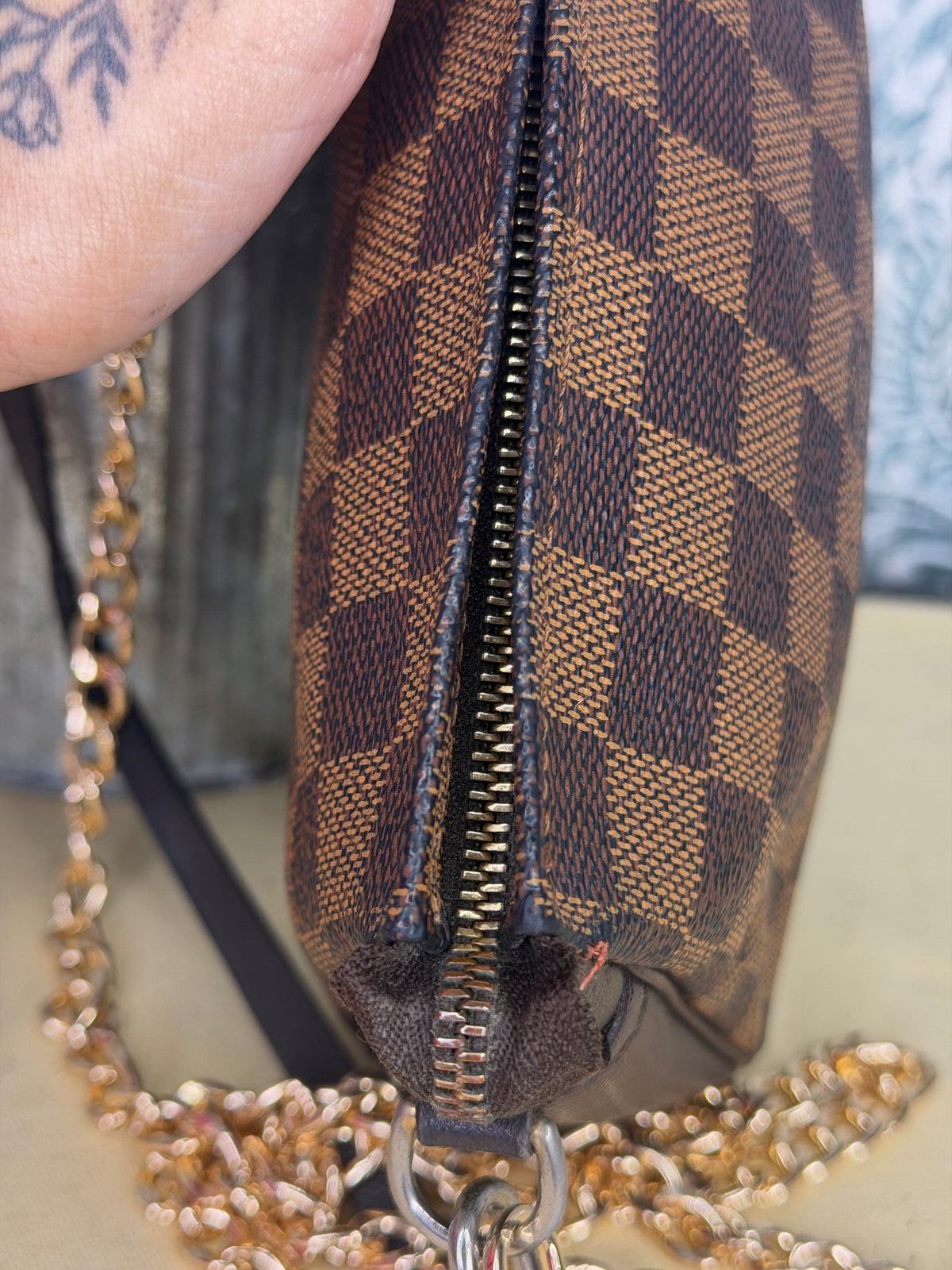 Louis Vuitton Damier Ebene Trousse Pochette
