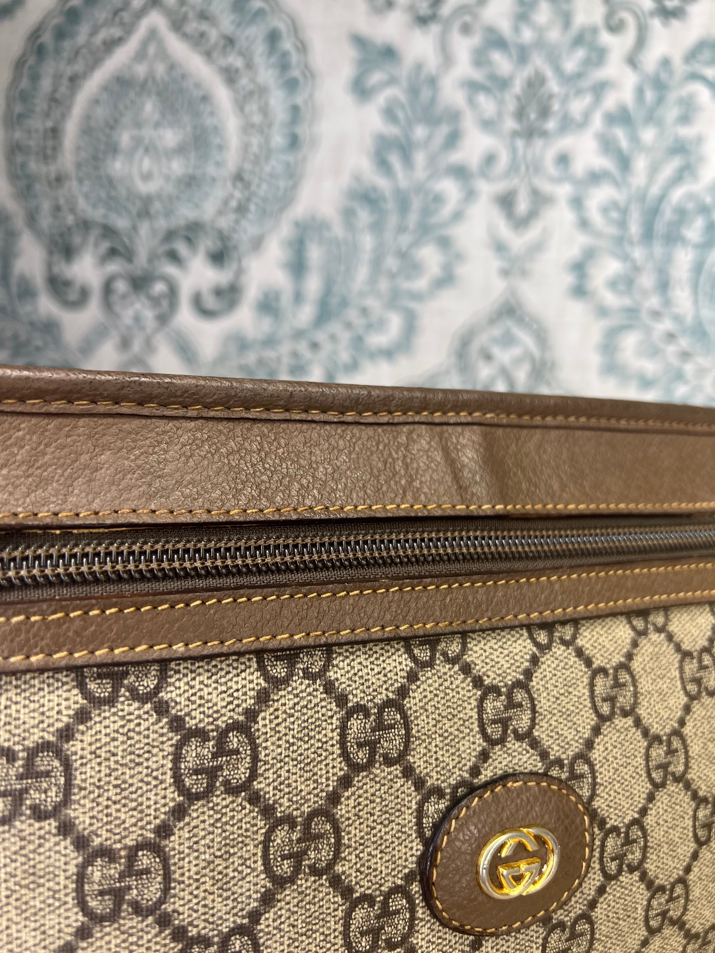 Gucci Vintage Brown Clutch