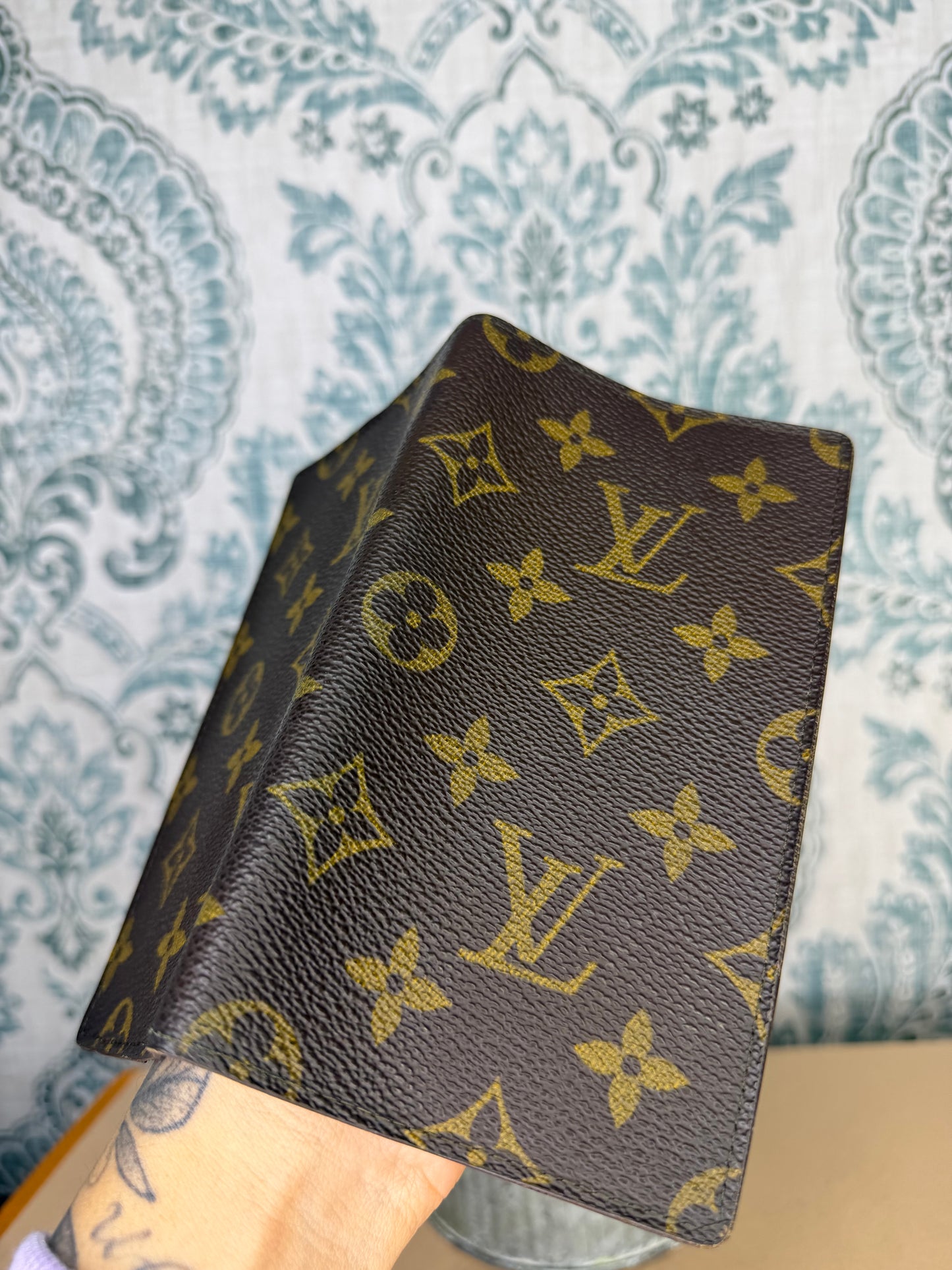 Louis Vuitton Monogram Checkbook Wallet/Cover