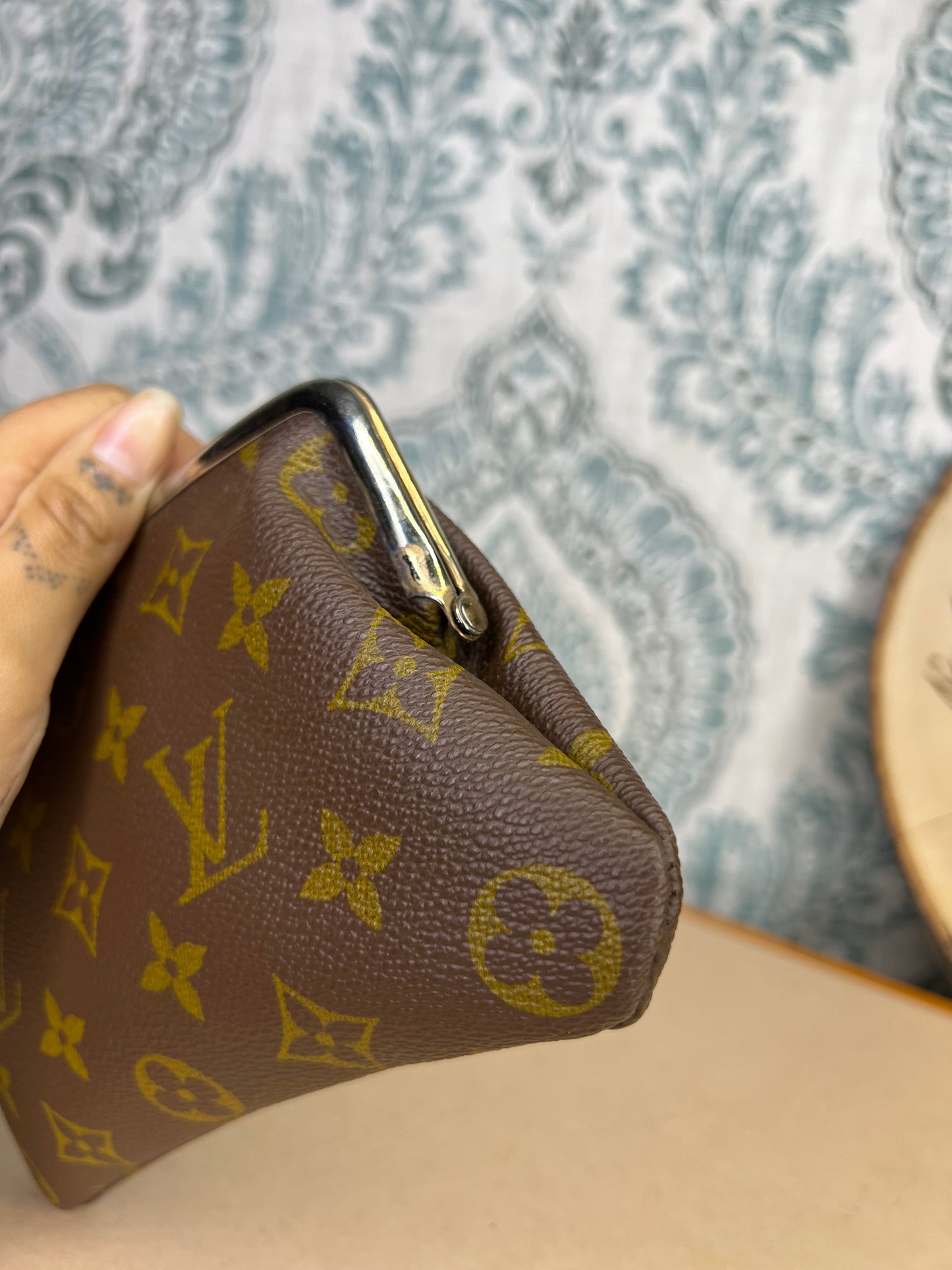 Louis Vuitton French Company Kisslock Pouch