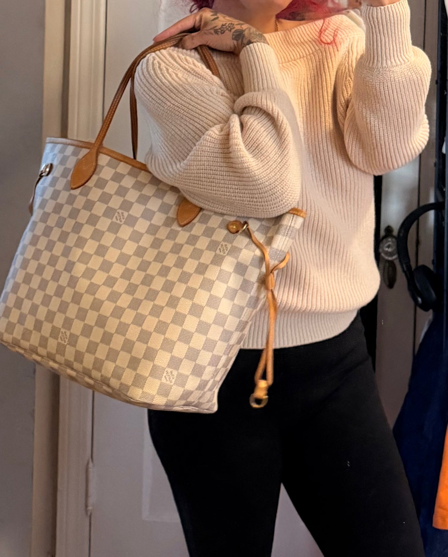 Louis Vuitton Neverfull MM Damier Azur