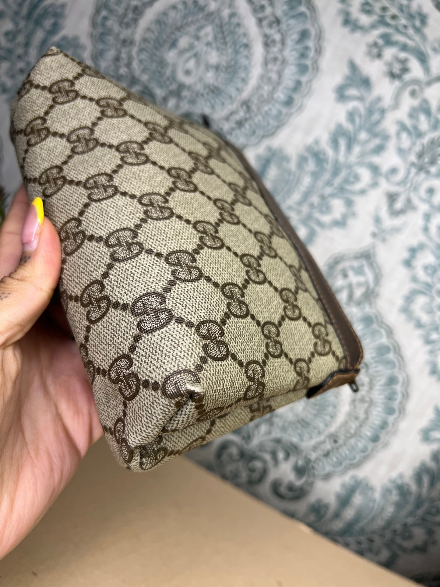 Gucci Brown Vintage Small Pouch