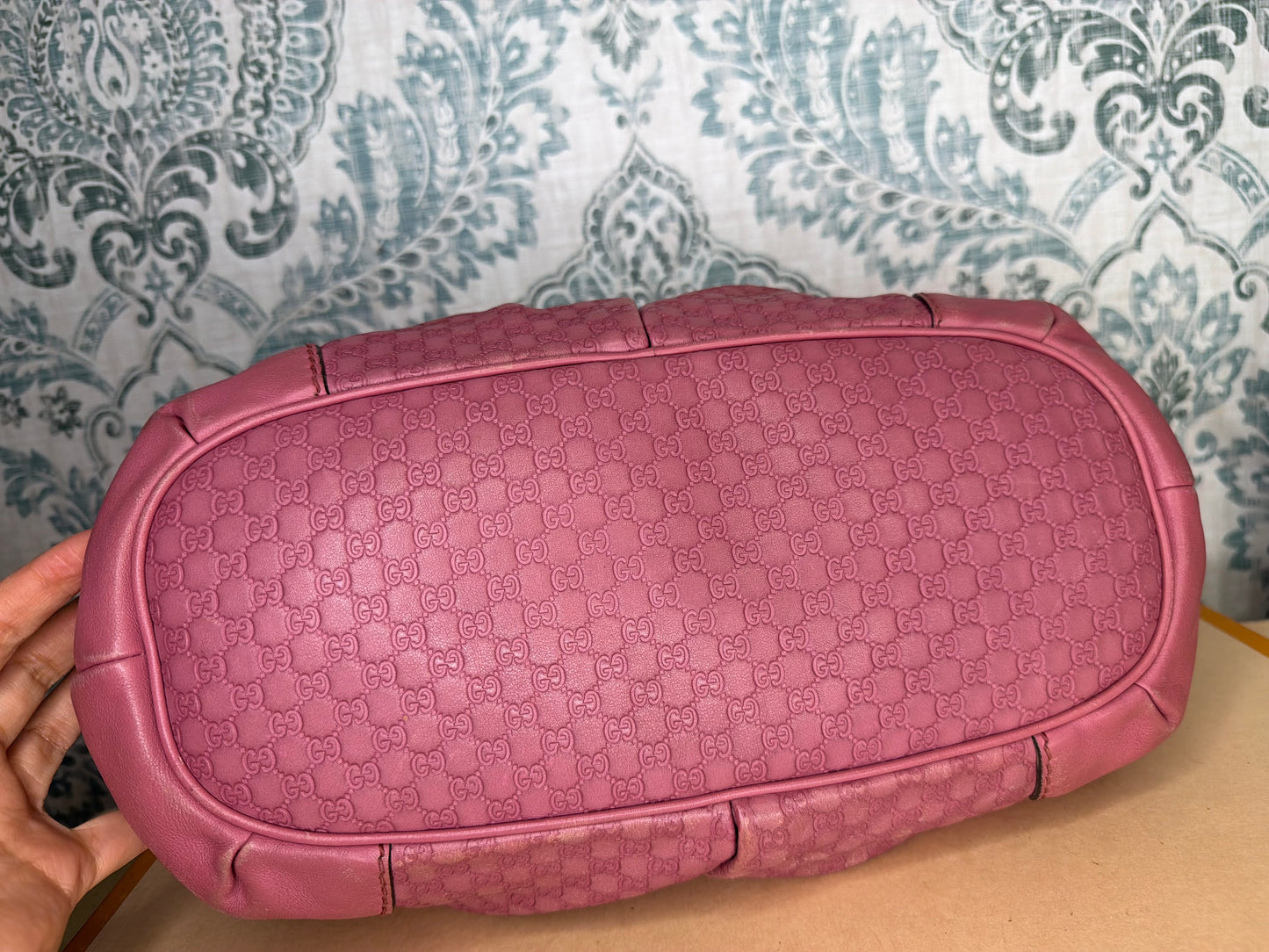 Gucci Pink Micro Guccissima Medium Sukey