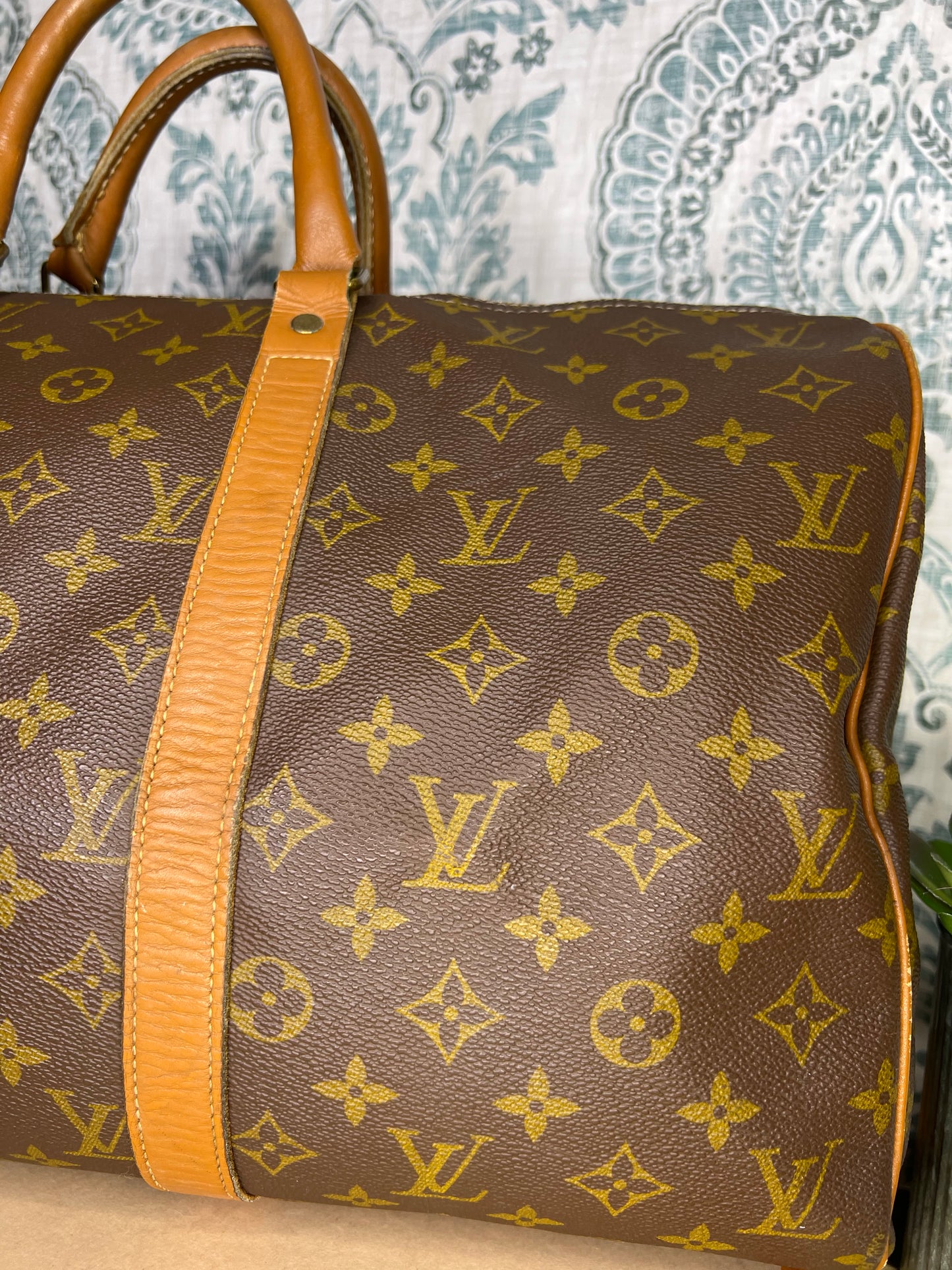 Louis Vuitton French Company Keepall 45 Bon Voyage Bazaar Beverly Hills