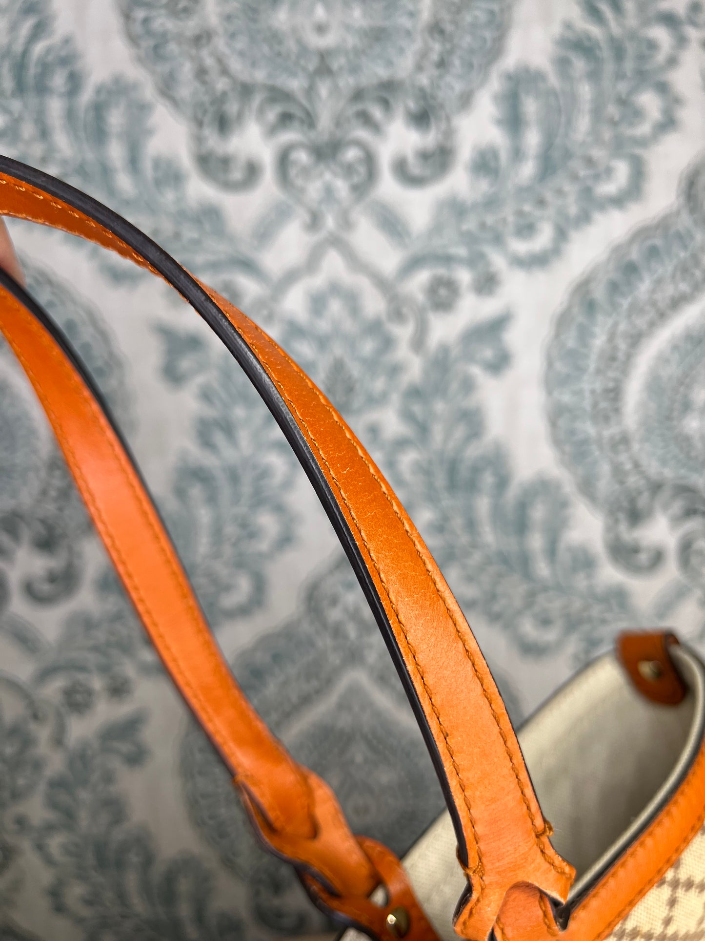 Gucci Diamante Orange Medium Tote with Pouch