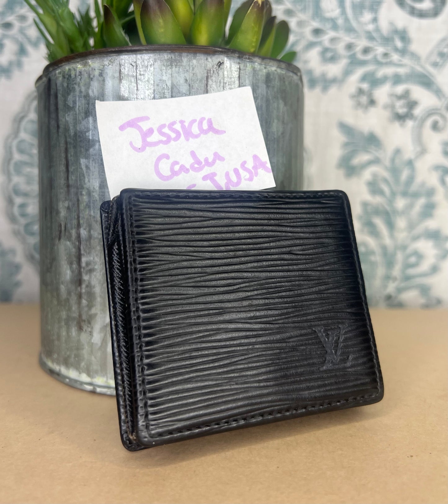 Louis Vuitton Black Epi Porte Monnaie Boite Jewelry/Coin Pouch