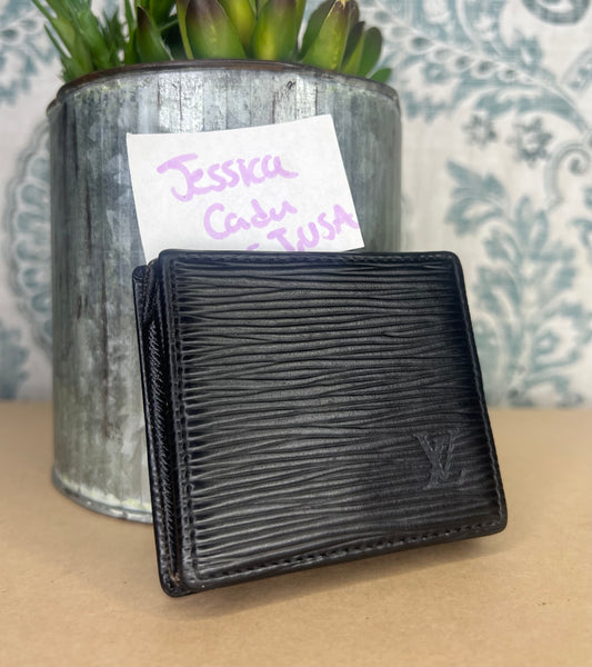 Louis Vuitton Black Epi Porte Monnaie Boite Jewelry/Coin Pouch