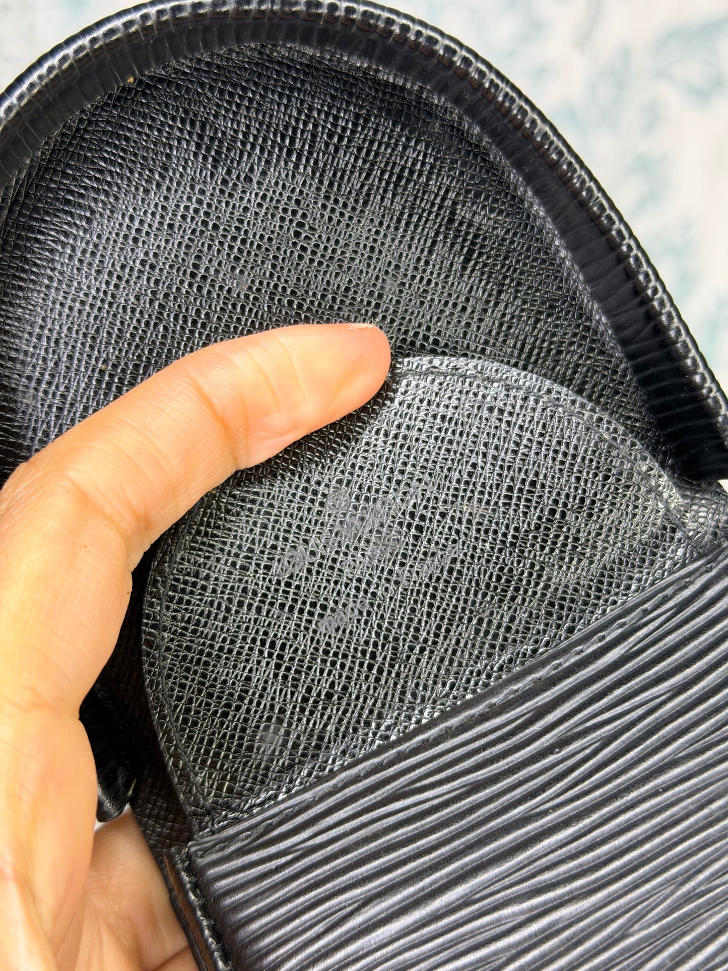 Louis Vuitton Epi Coin Purse Black
