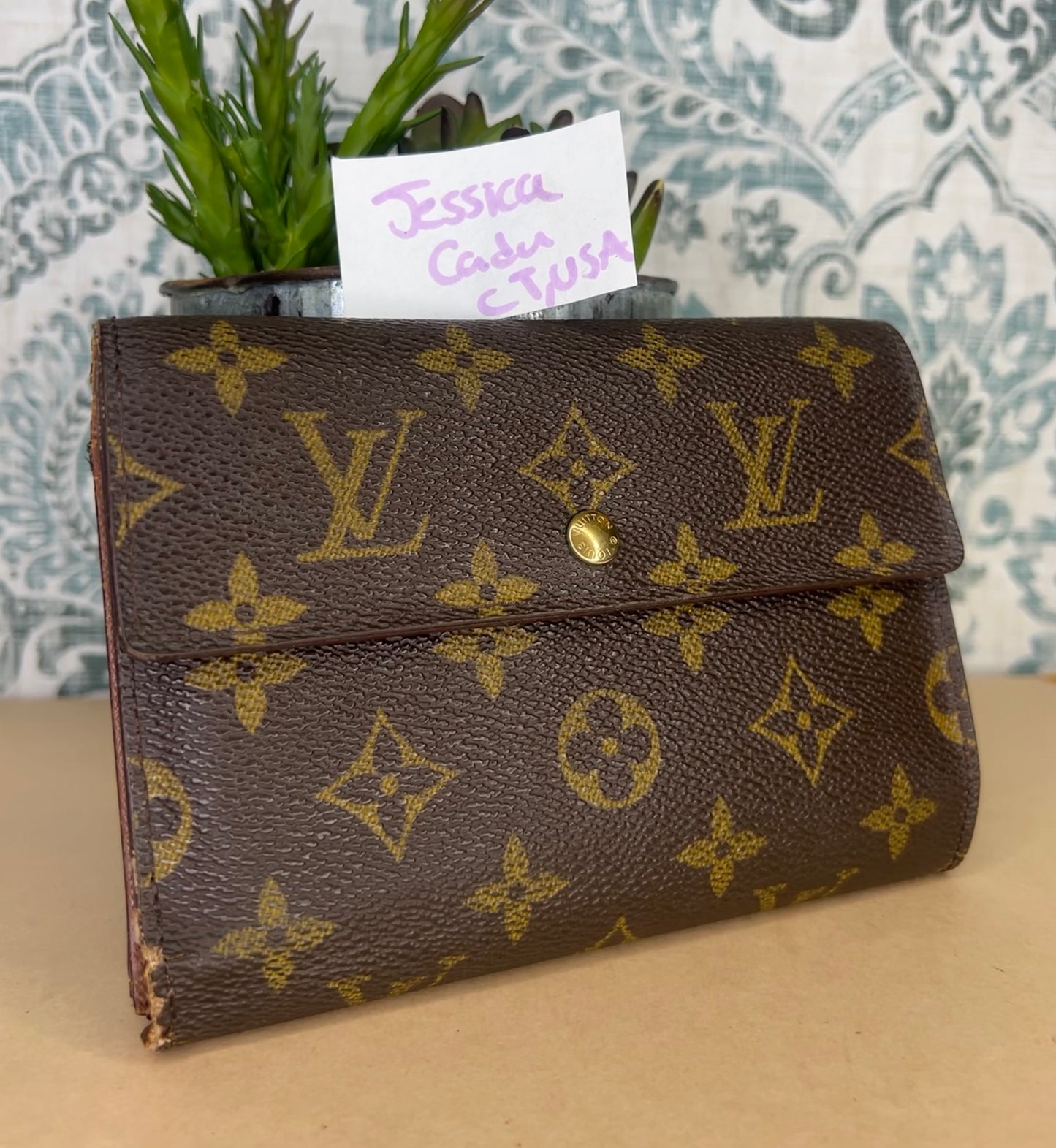 Louis Vuitton Monogram Passport Trifold Wallet #2