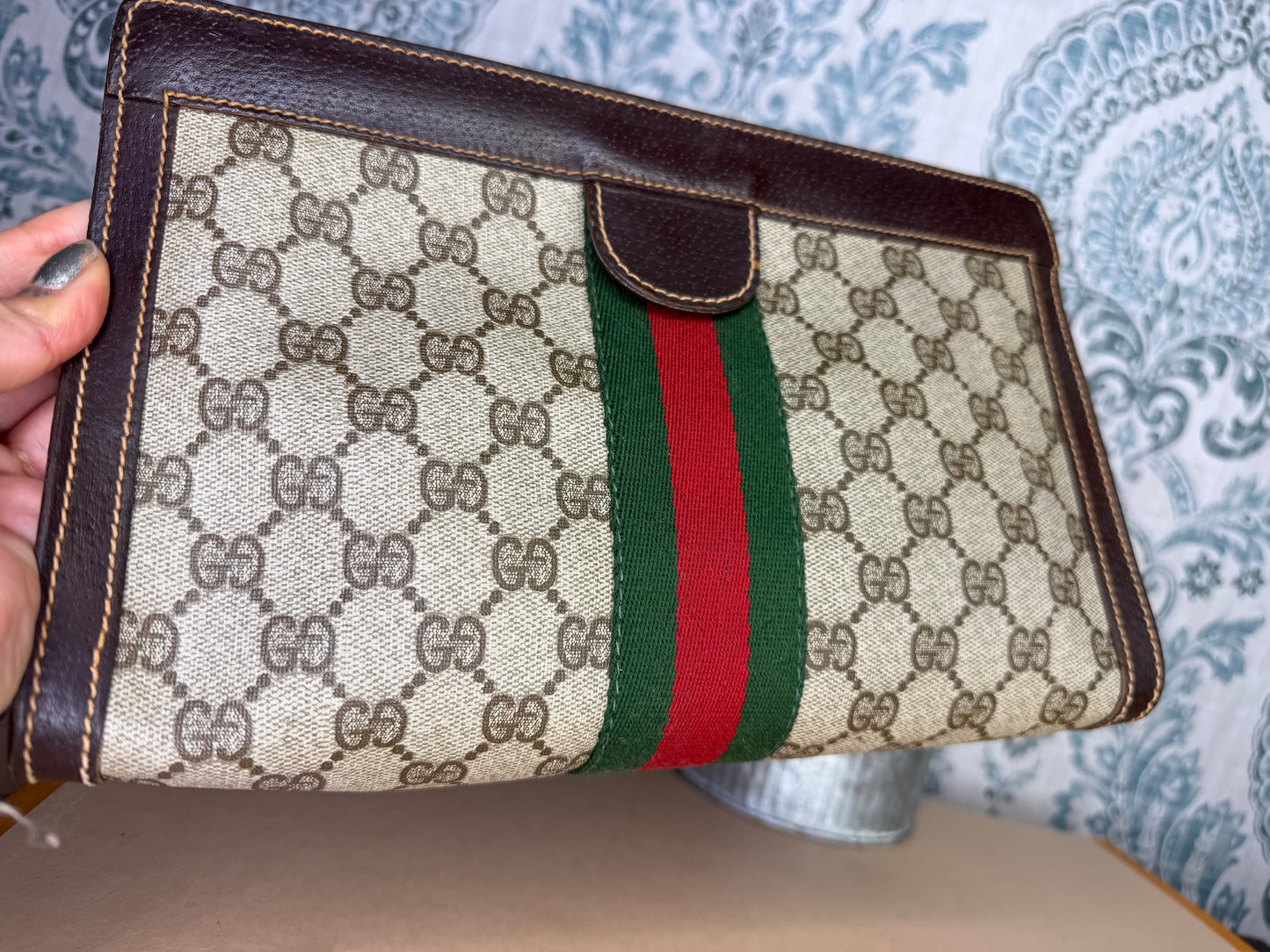 Gucci Supreme Sherry Line Clutch #2 (Parfums)