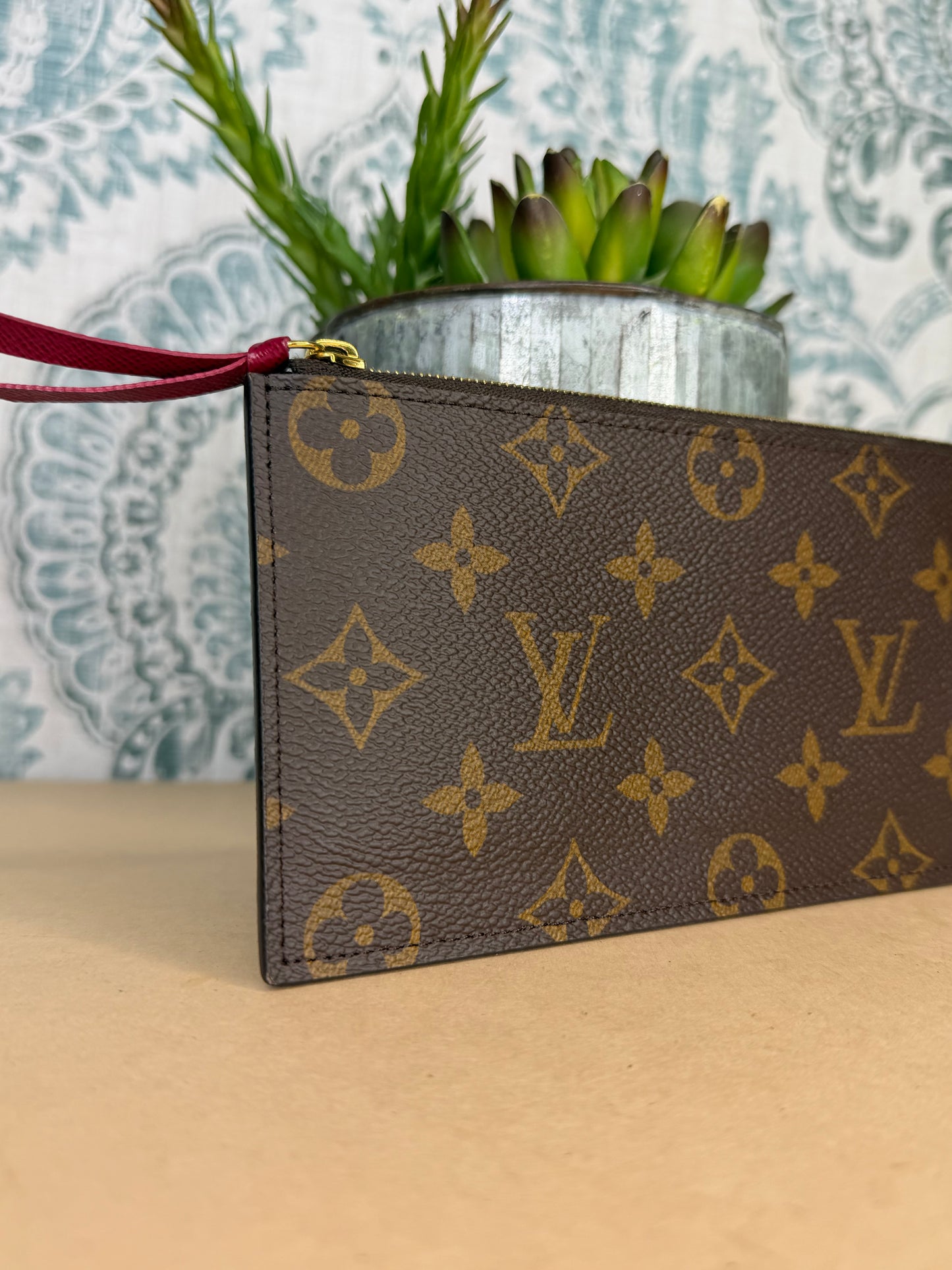 Louis Vuitton Felicie Zip Insert Fuschia