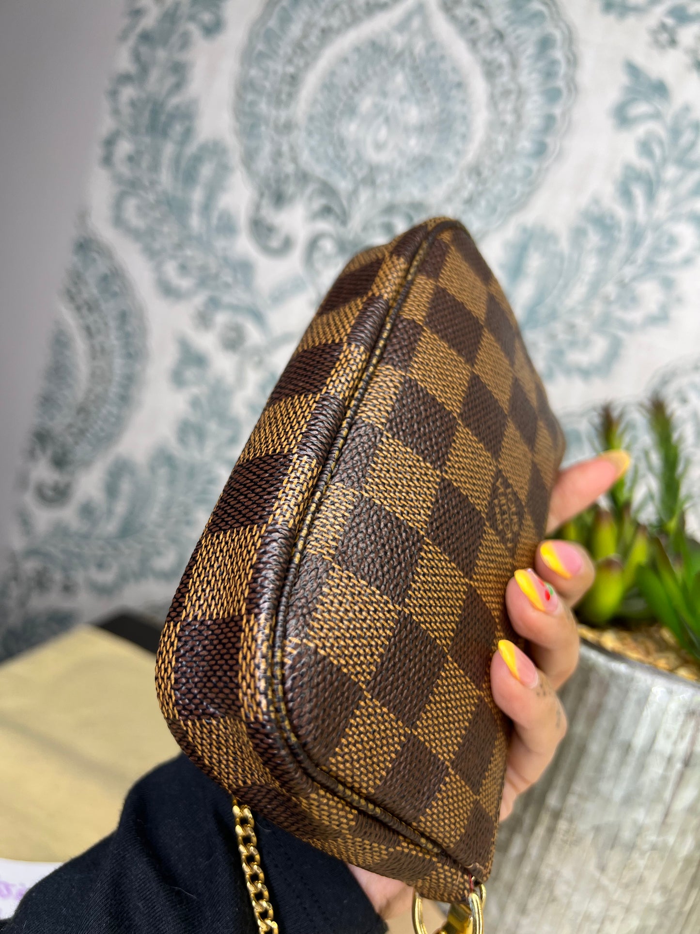 Louis Vuitton Damier Ebene Trunks & Bags Mini Pochette