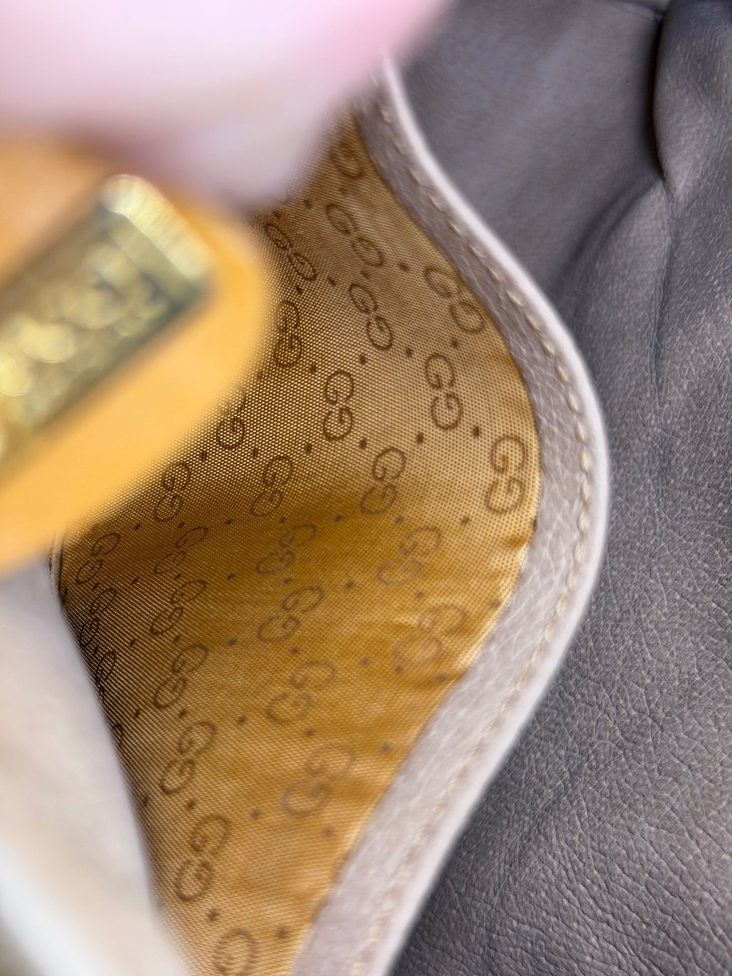 Gucci Micro GG Tan Clutch