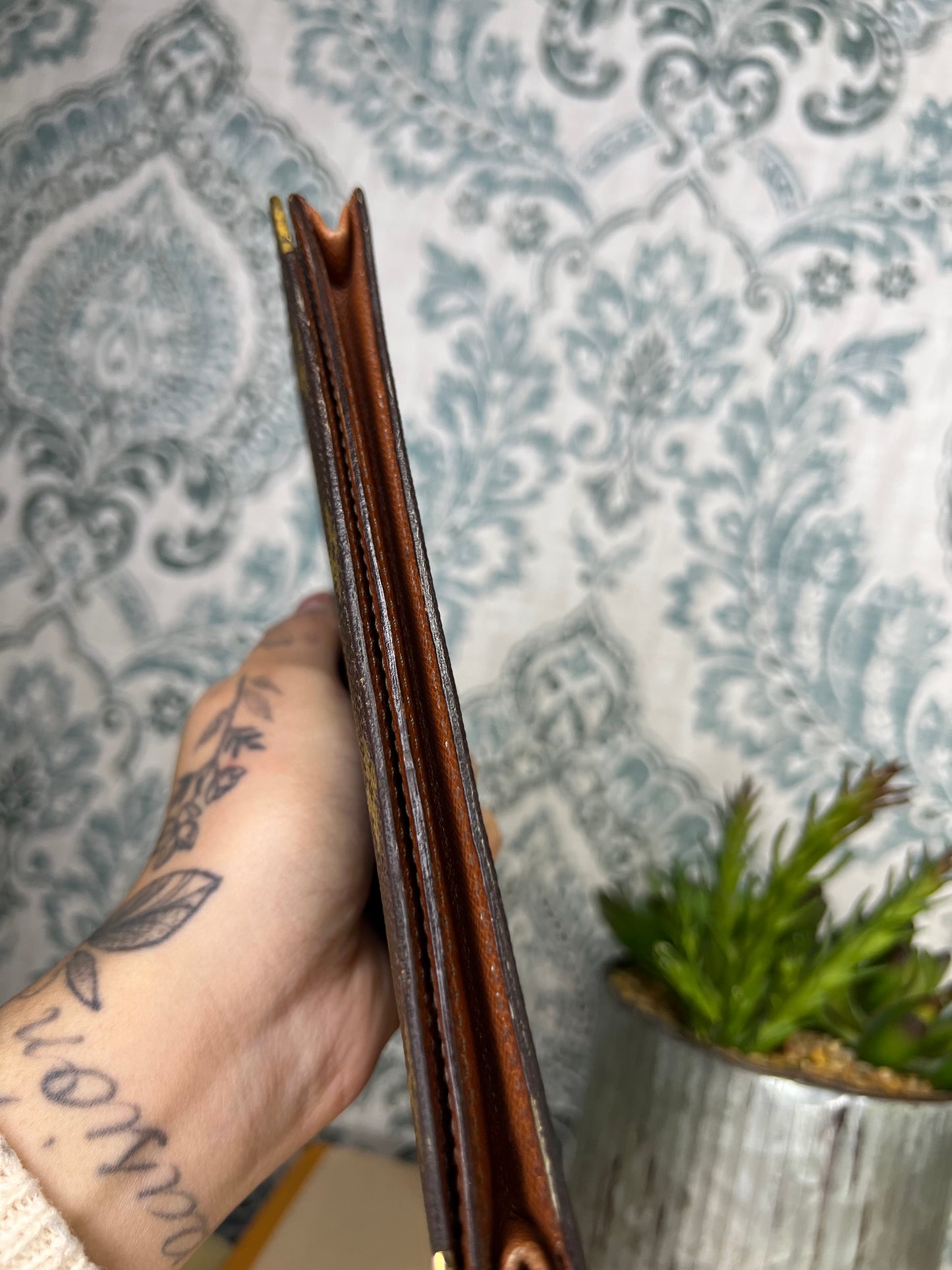 Louis Vuitton Monogram Vintage Vertical Wallet