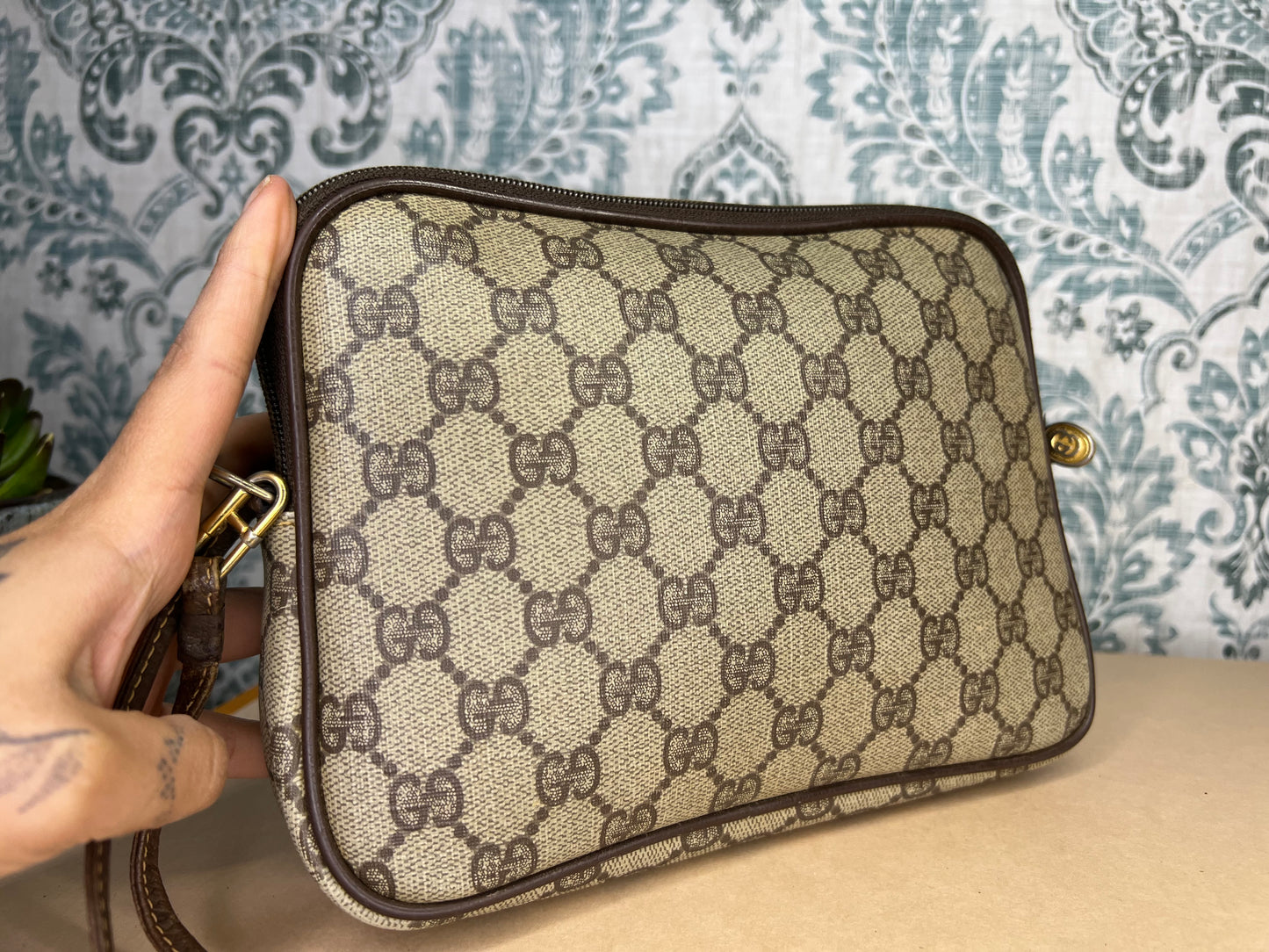 Gucci Supreme Vintage Purse