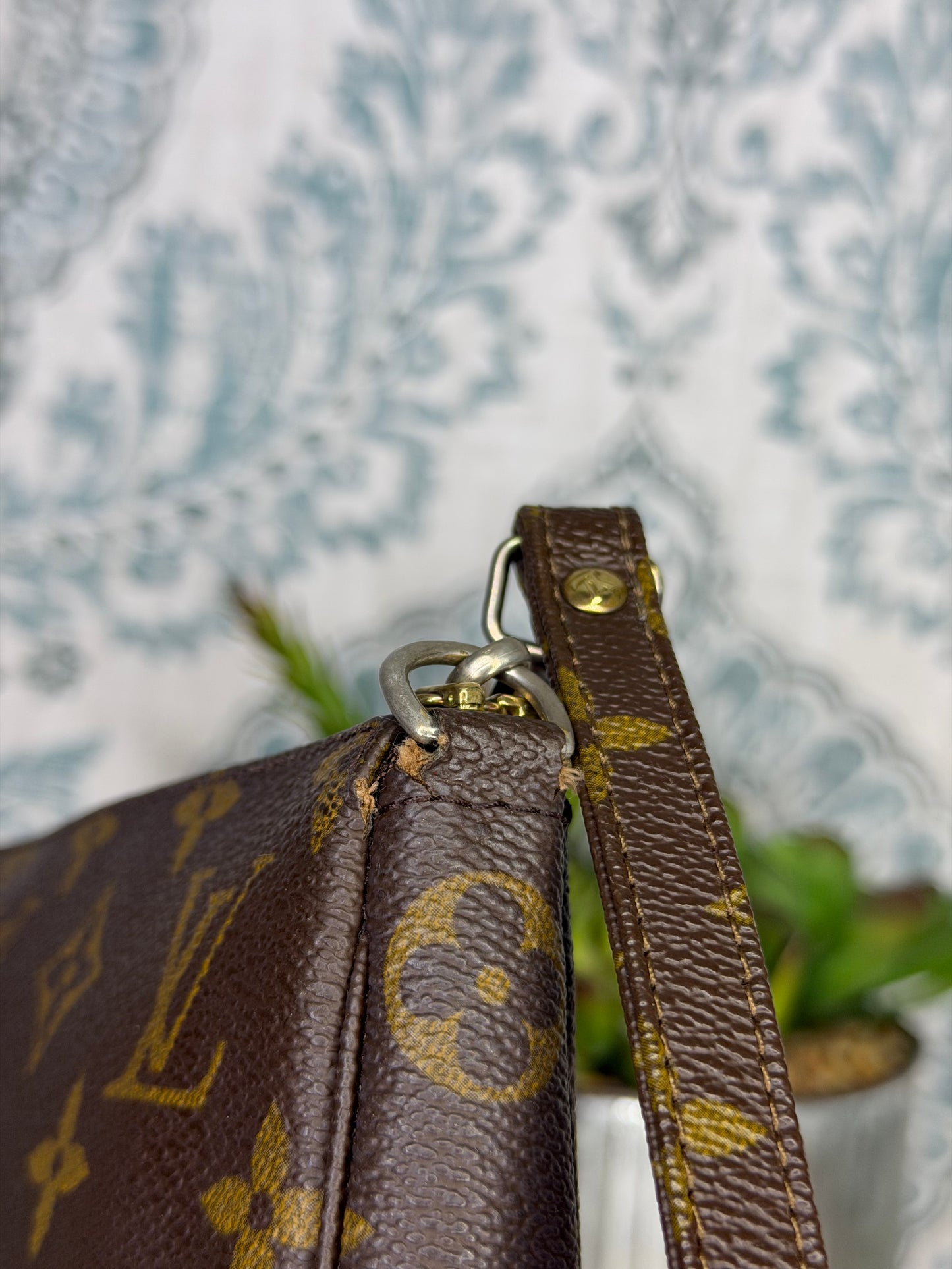 Louis Vuitton Pochette Accessories with Monogram Strap #1