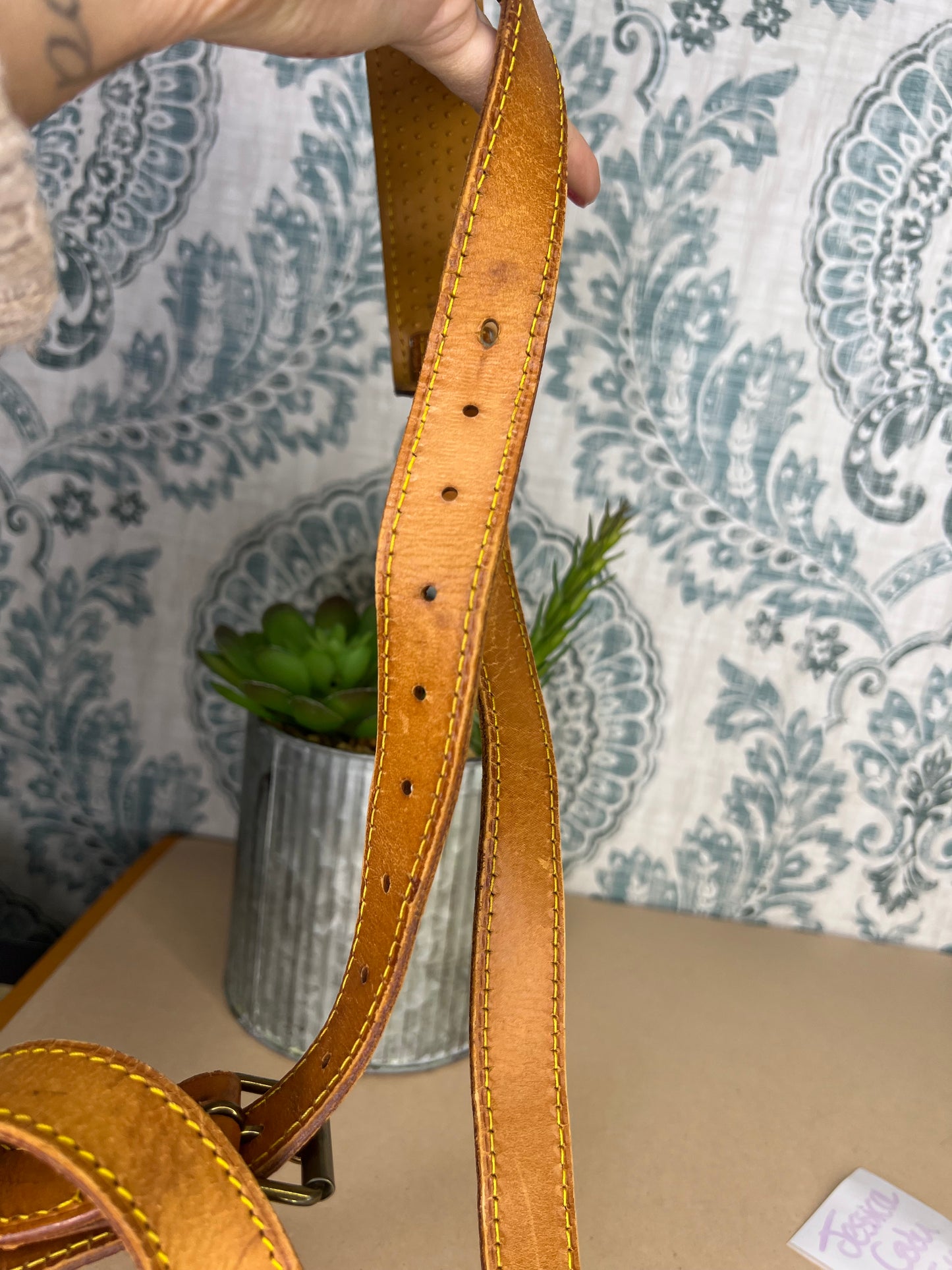 Louis Vuitton Bandouliere Vachetta Strap