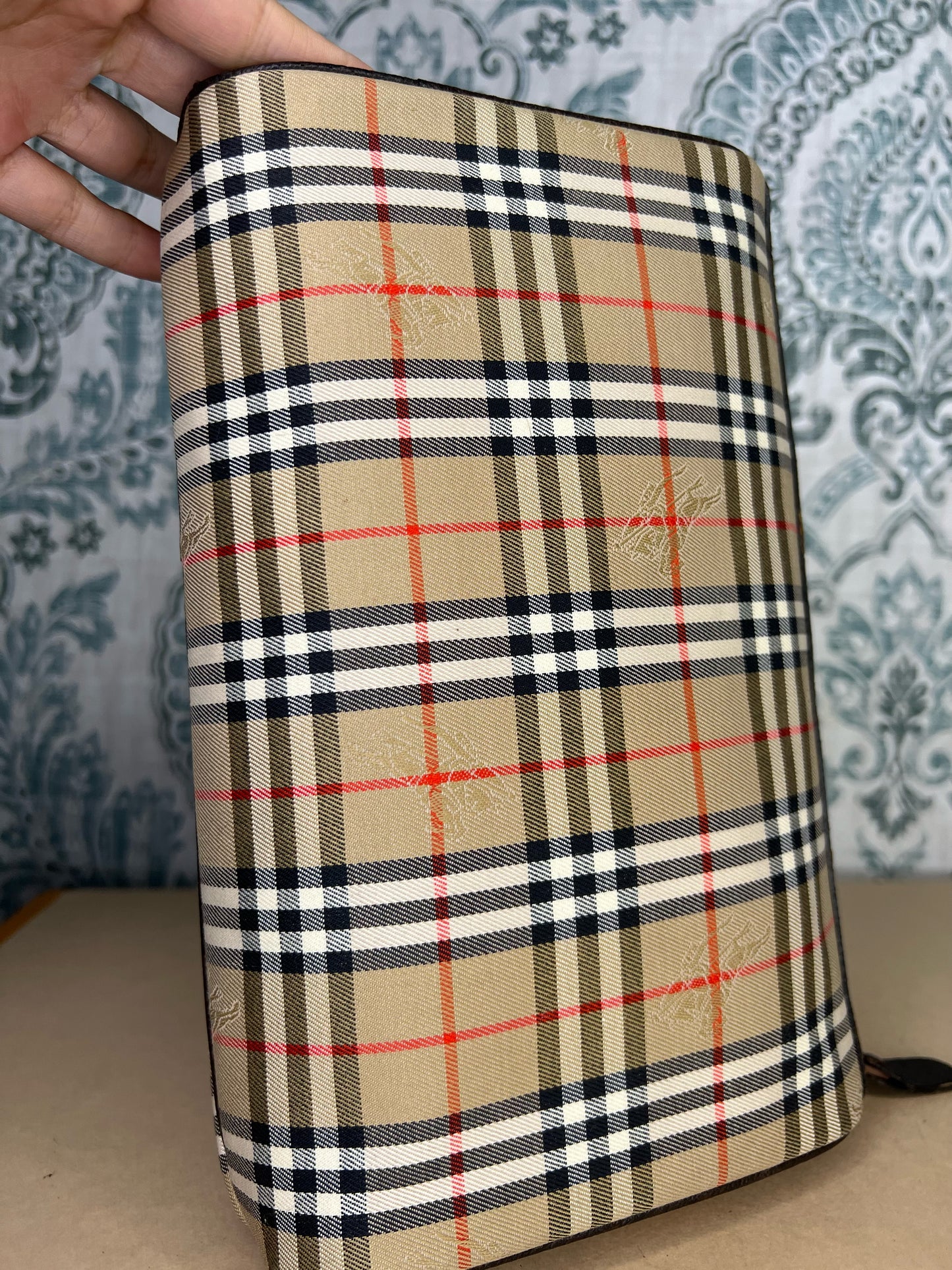 Burberry Nova Check Clutch