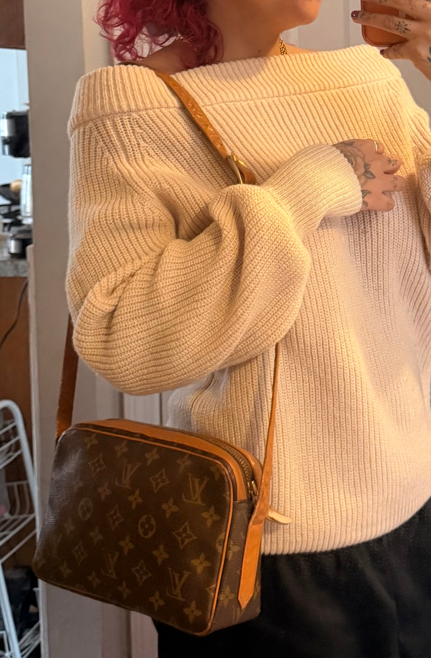 Louis Vuitton French Company Shoulder Bag