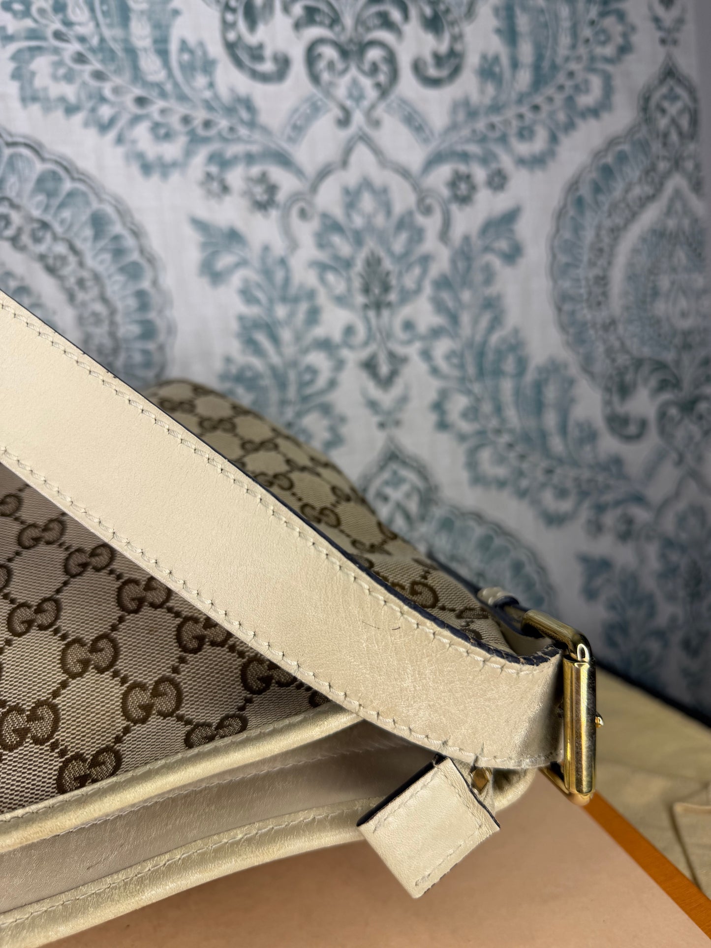 Gucci Canvas GG Beige Crossbody