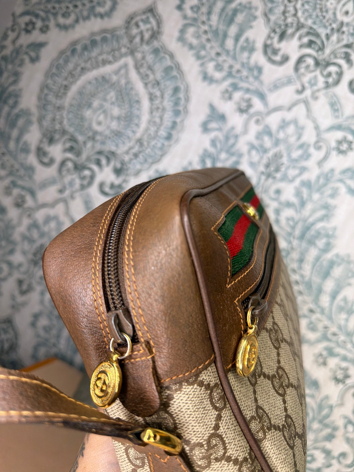 Gucci Vintage Supreme Sherry Line Purse