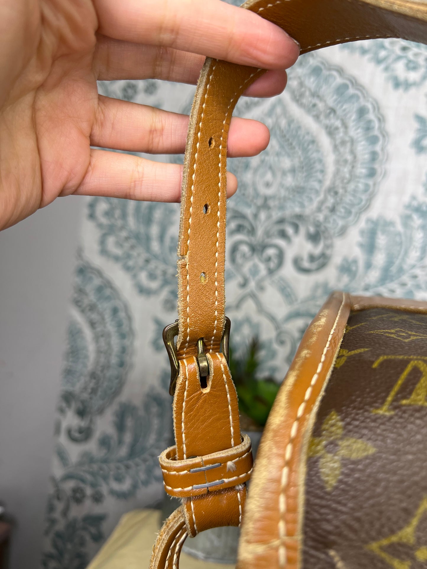 Louis Vuitton French Company Vintage Train Case / Cosmetic Case