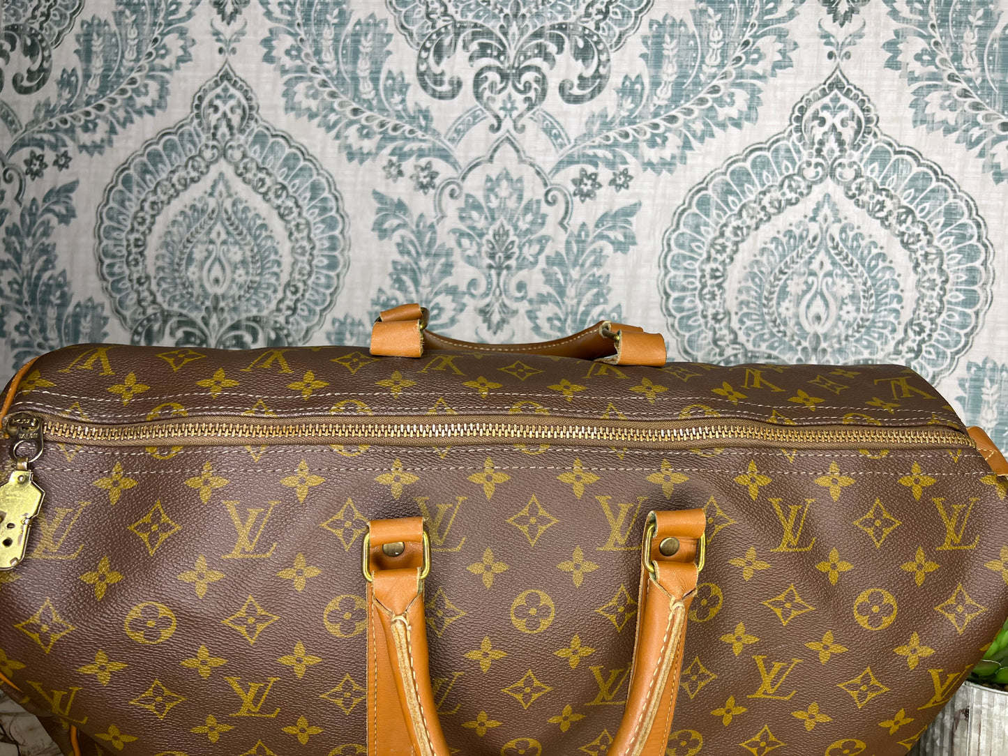 Louis Vuitton French Company Keepall 45 Bon Voyage Bazaar Beverly Hills