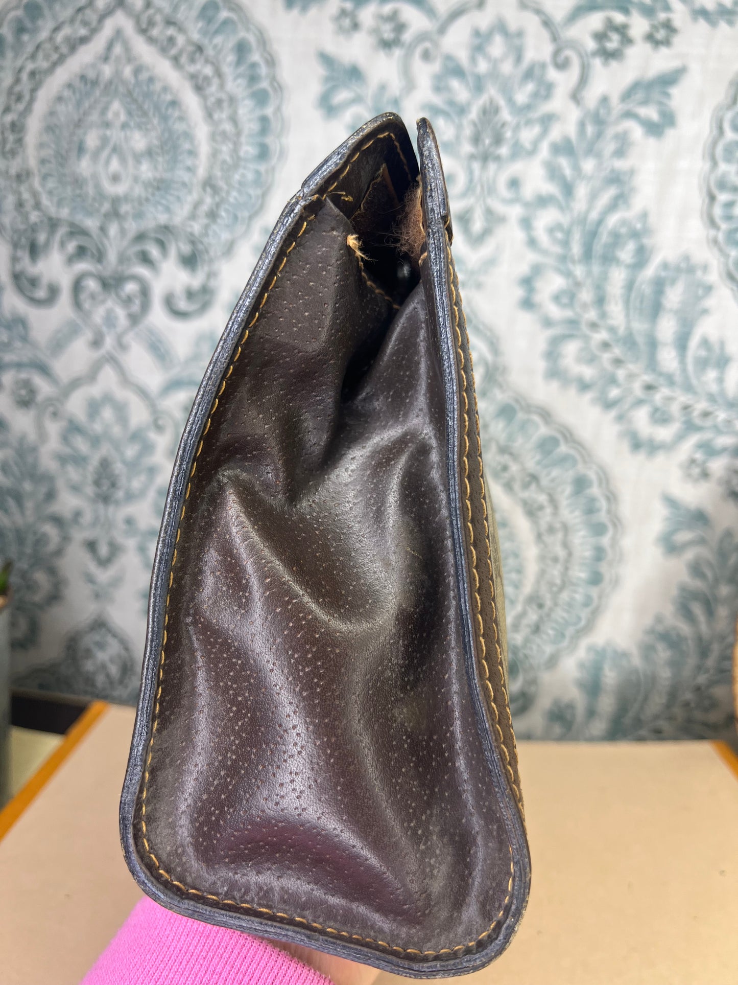 Gucci Parfum Supreme Brown Sherry Line Clutch