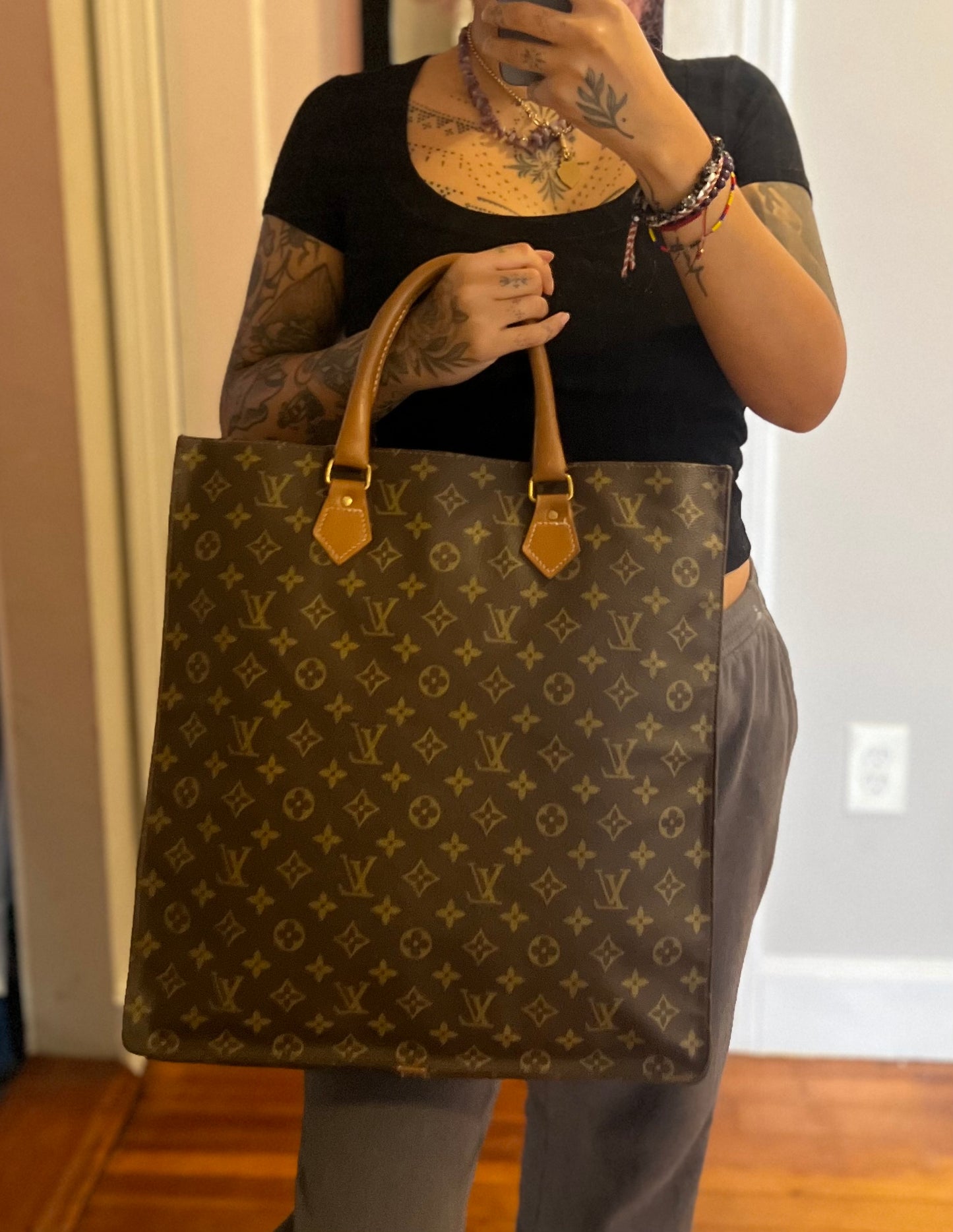 Louis Vuitton French Company Sac Plat
