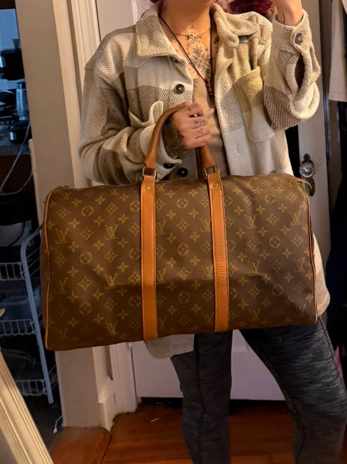 Louis Vuitton French Company Keepall 45 Bon Voyage Bazaar Beverly Hills