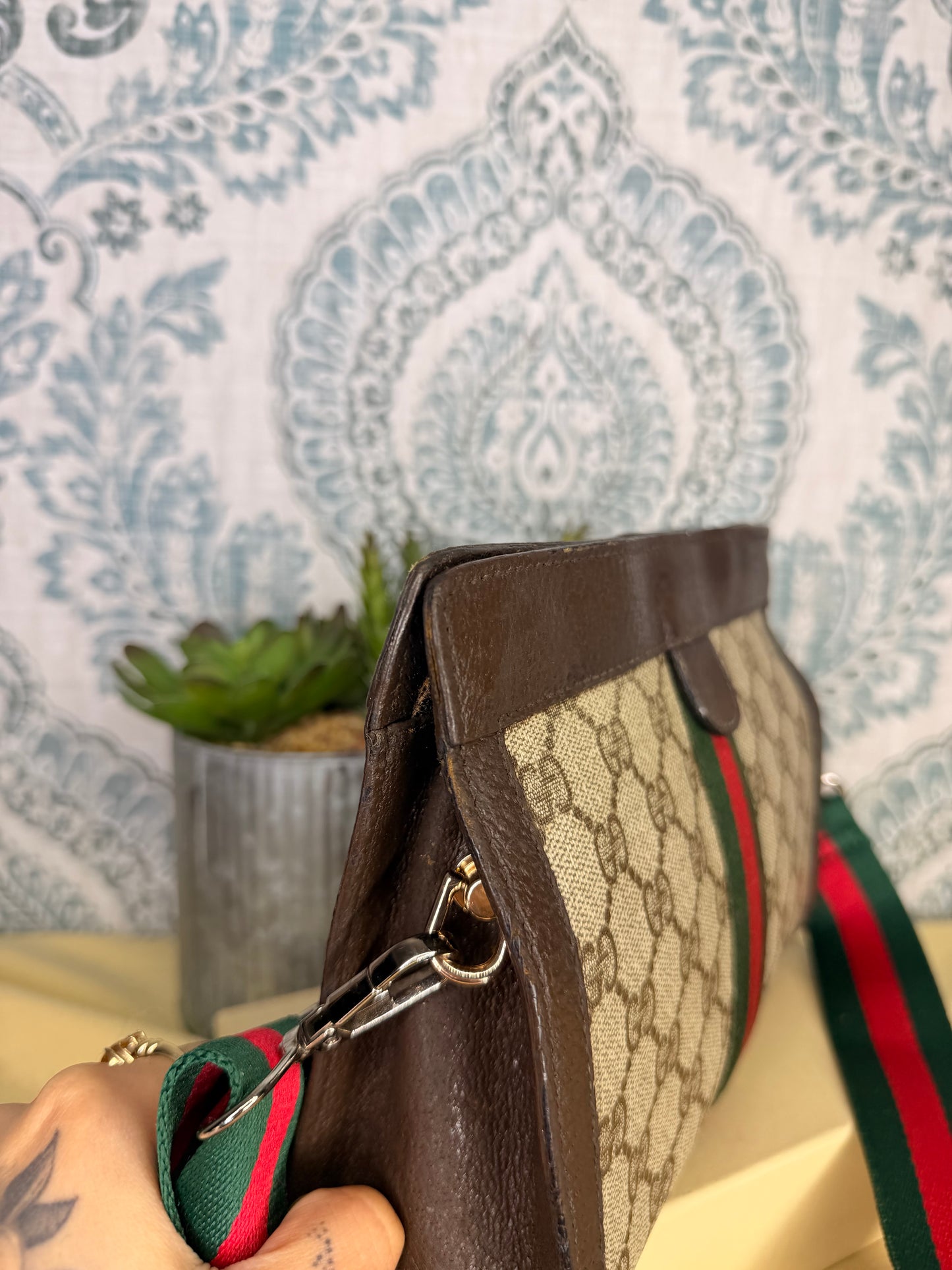 Gucci Vintage Sherry Line Crossbody