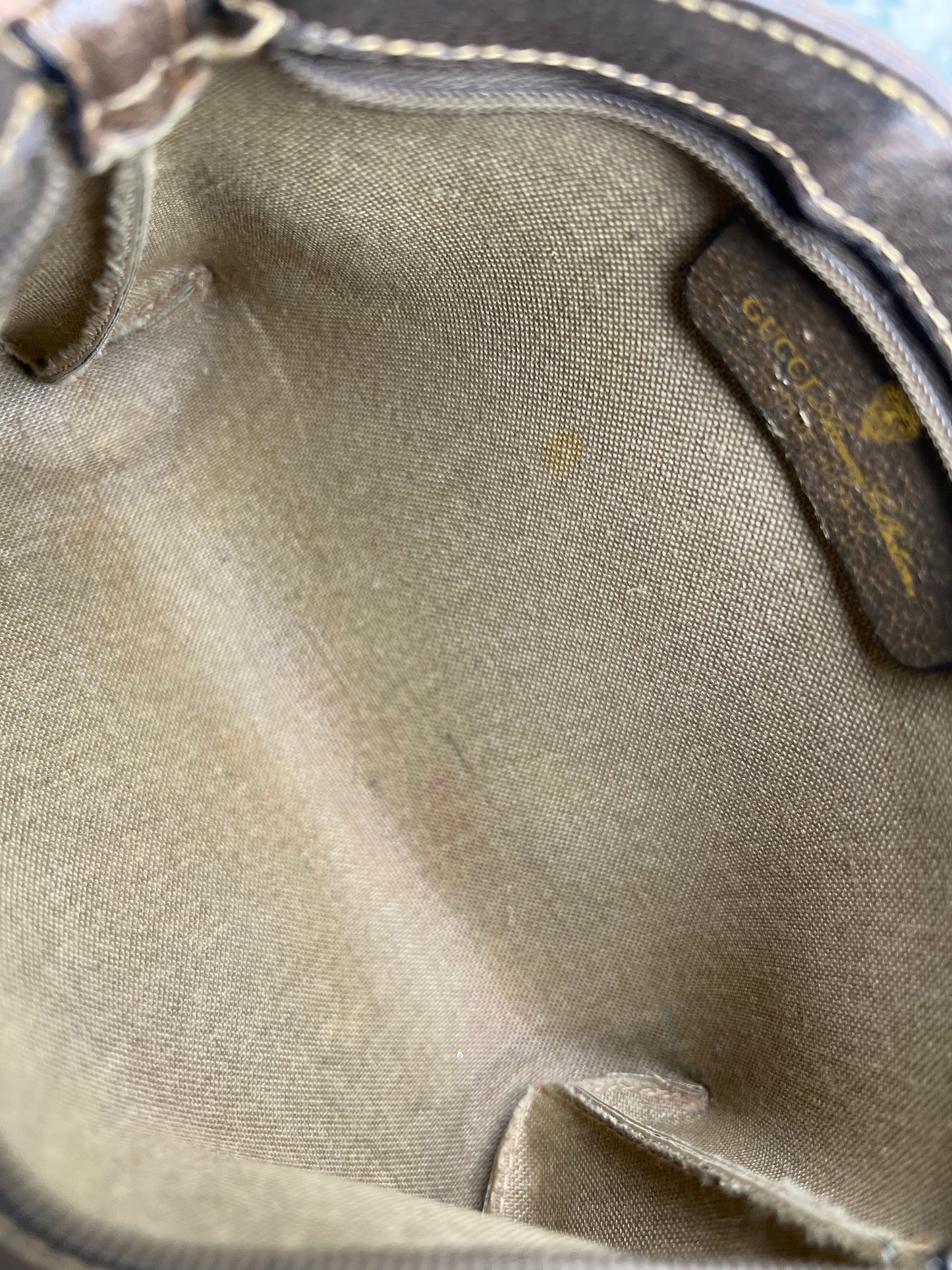 Gucci Brown Vintage Small Pouch