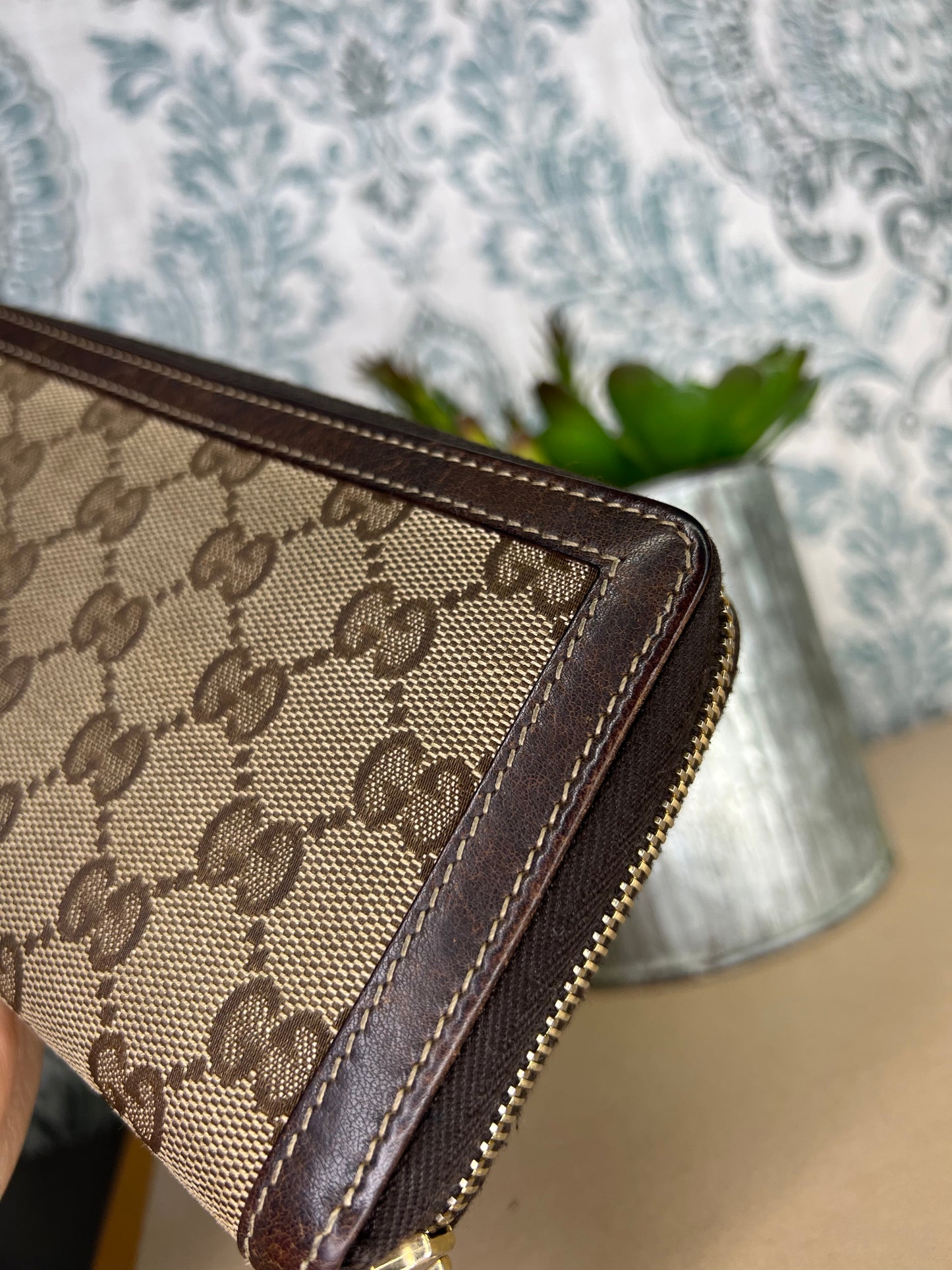 Gucci Bamboo Canvas Wallet