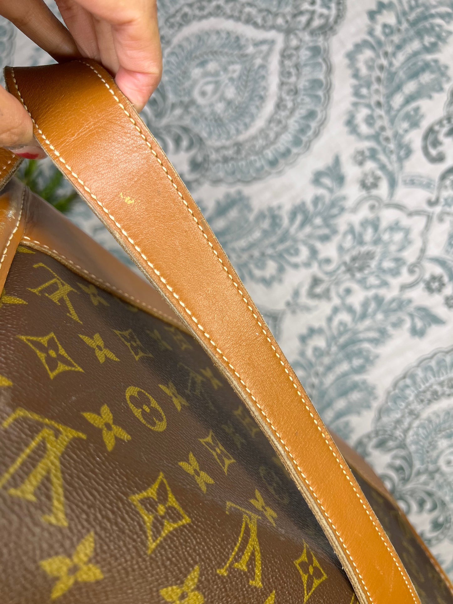 Louis Vuitton French Company Vintage Train Case / Cosmetic Case