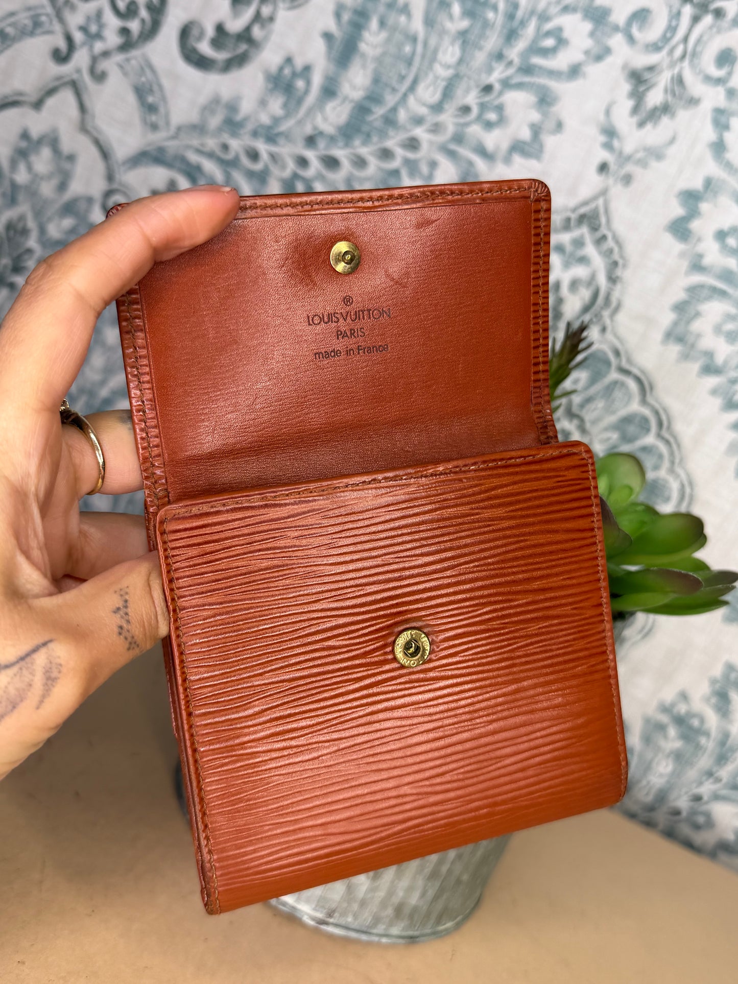 Louis Vuitton EPI Elise Wallet