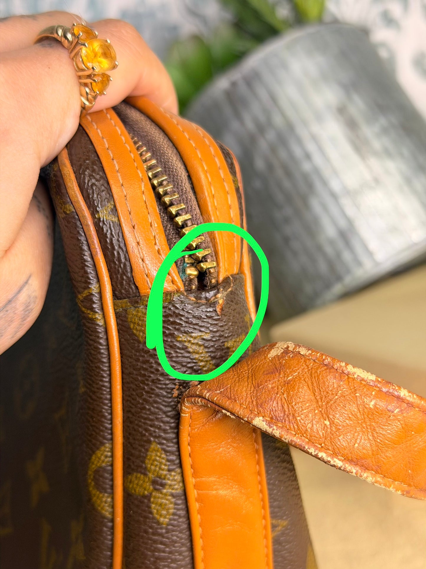 Louis Vuitton French Company Shoulder Bag