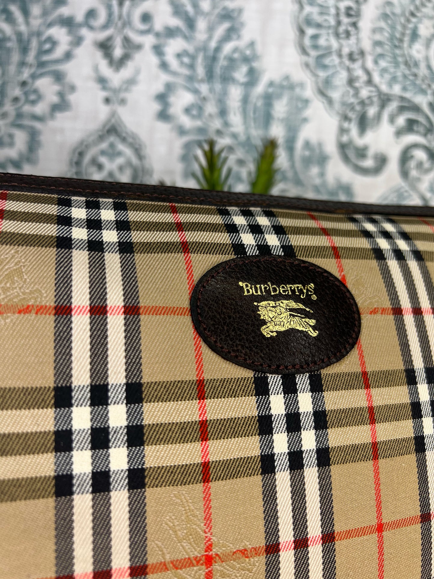 Burberry Nova Check Clutch