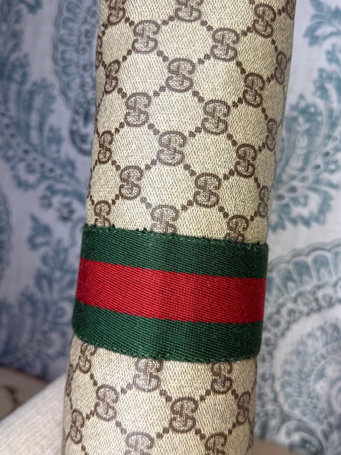 Gucci Supreme Brown Sherry Line Clutch (GG Parfums)