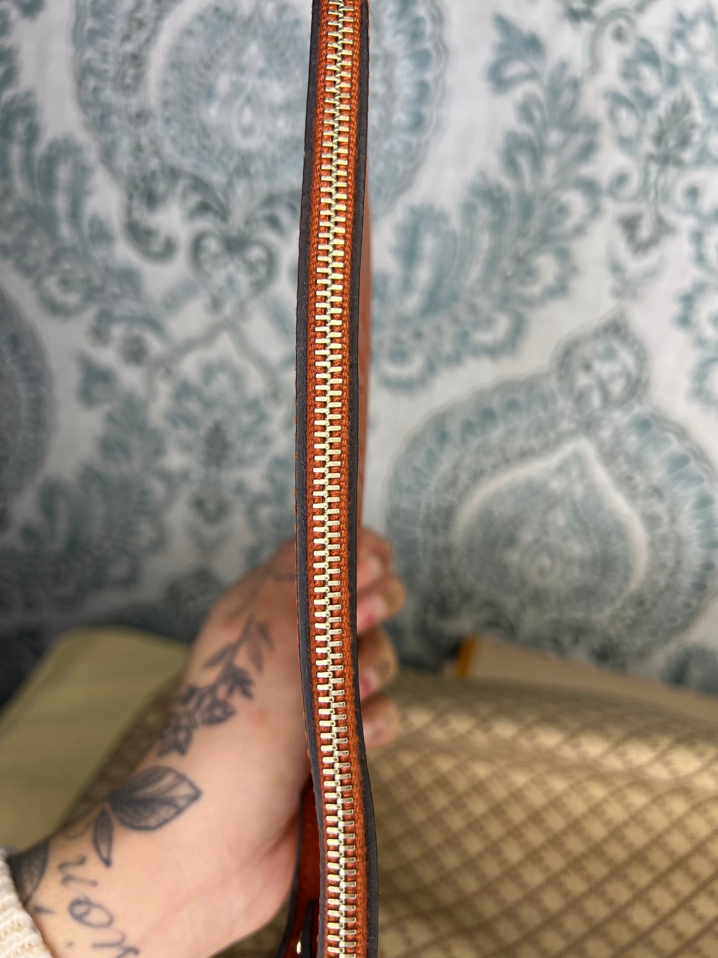 Gucci Diamante Orange Medium Tote with Pouch