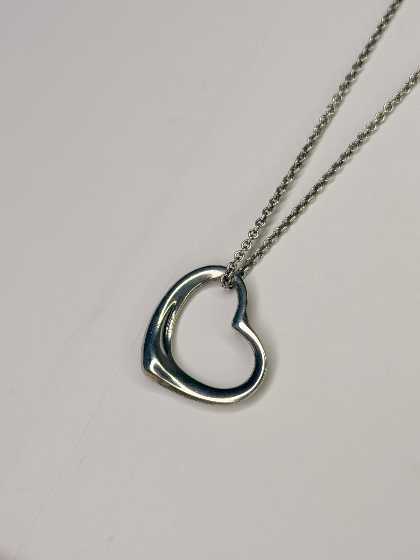 Tiffany & Co. Open Heart 22mm Necklace