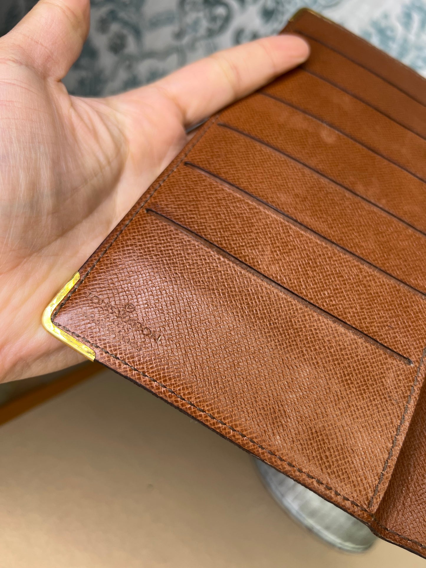 Louis Vuitton Monogram Vintage Vertical Wallet